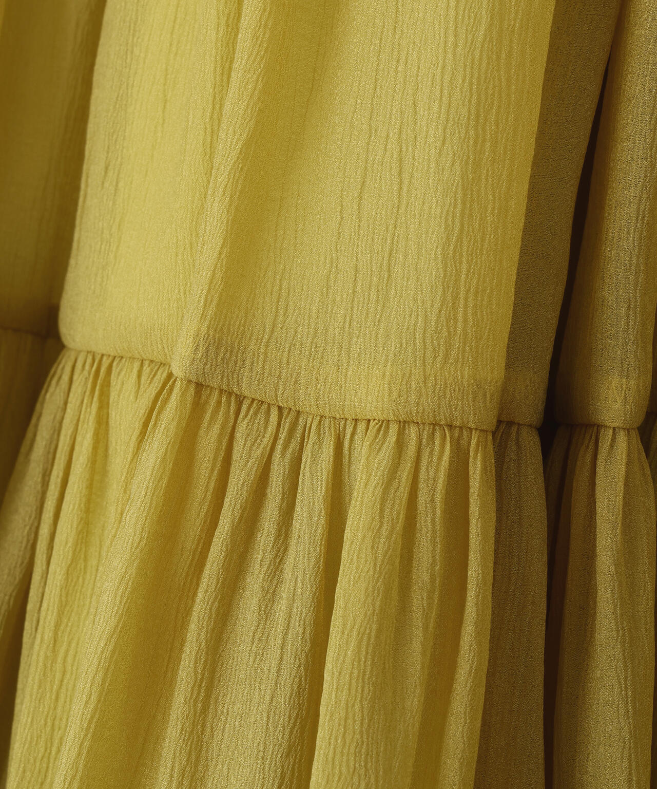 オーガンジーティアードスカート