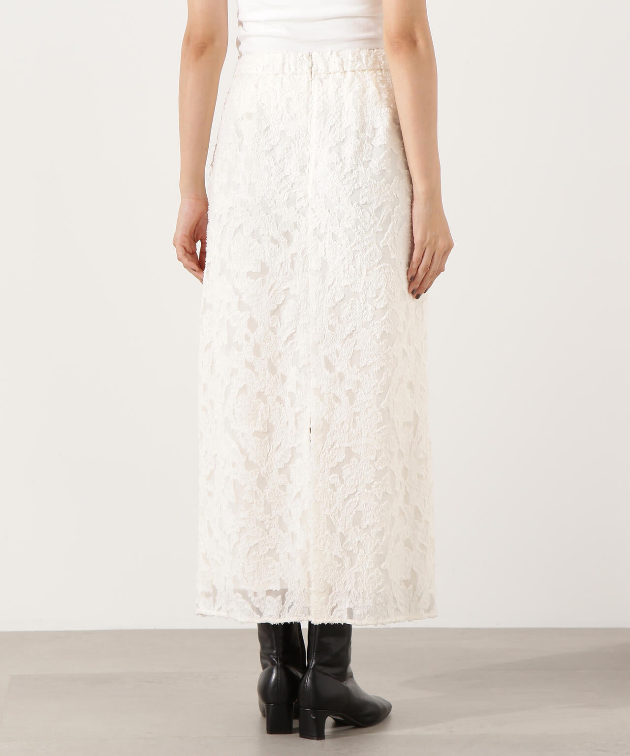 カットジャガードナロースカート