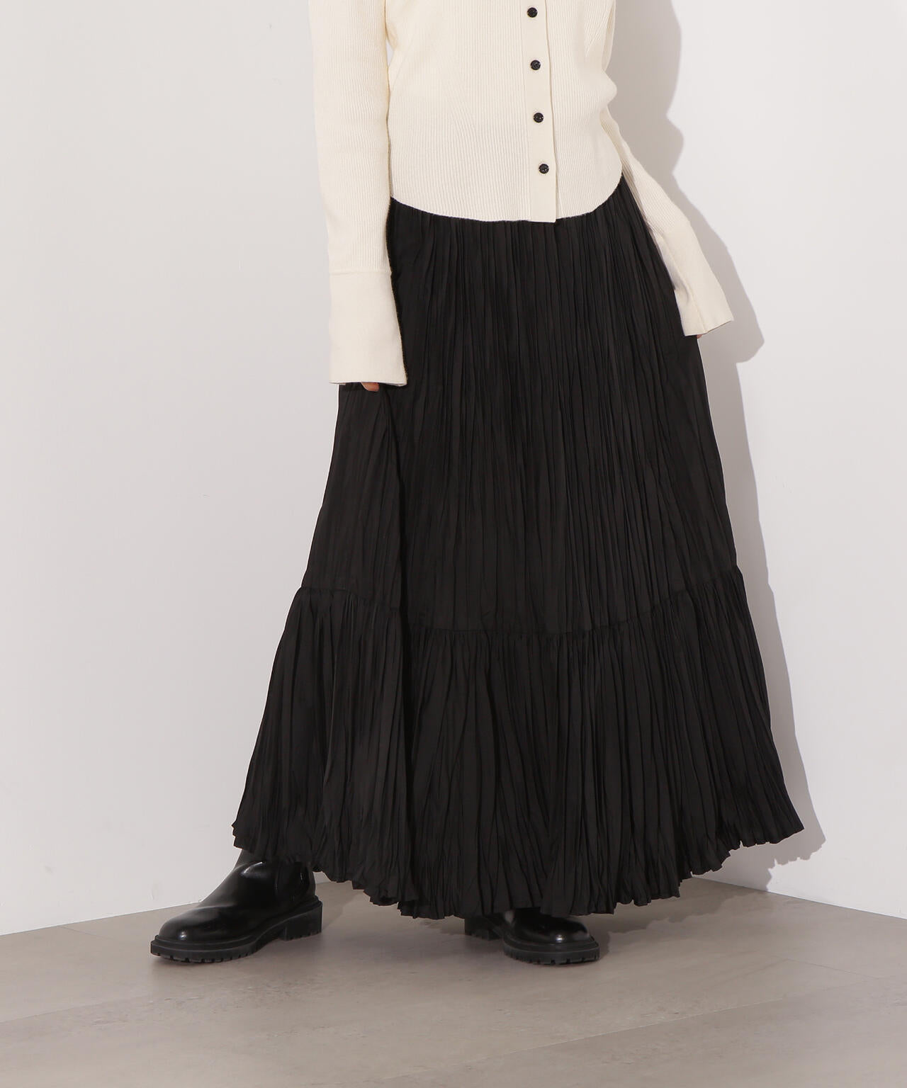 ティアードプリーツスカート | N. Natural Beauty Basic*（エヌ