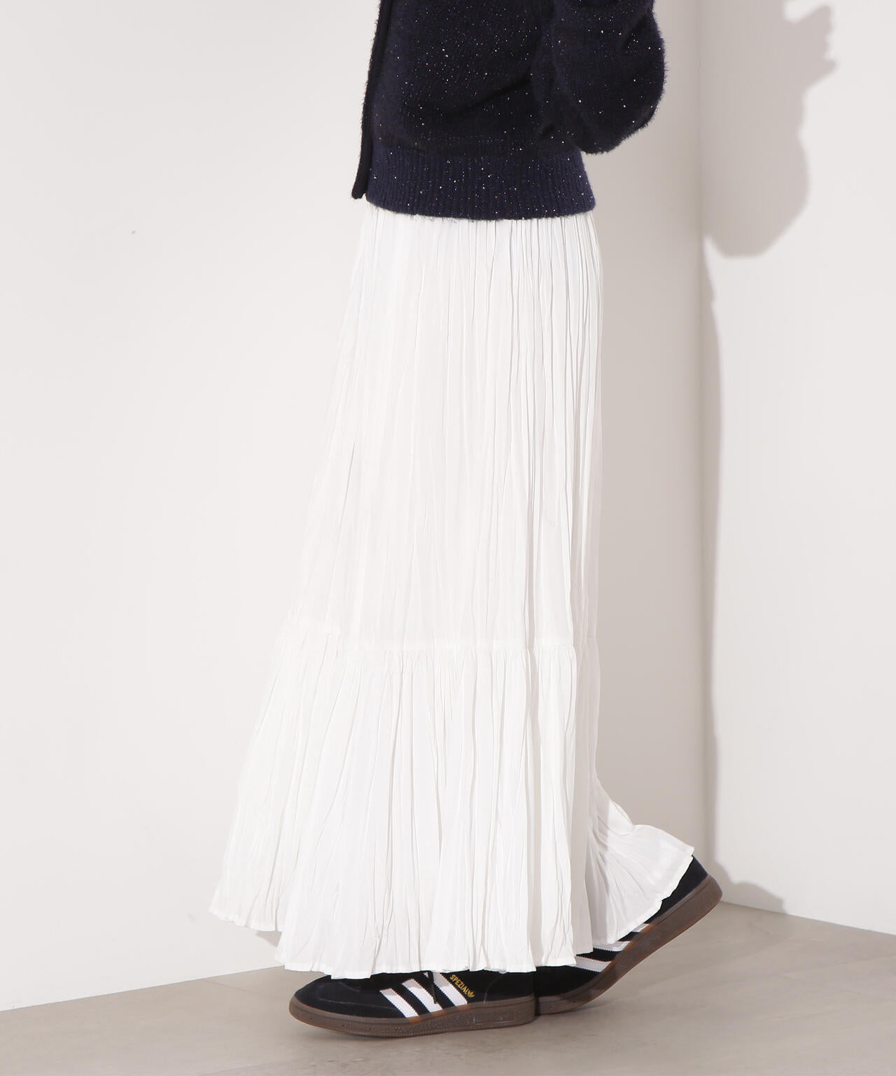 ティアードプリーツスカート