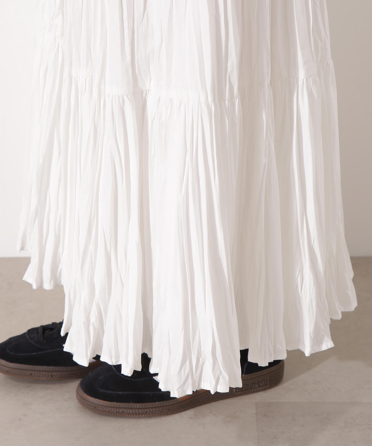 ティアードプリーツスカート