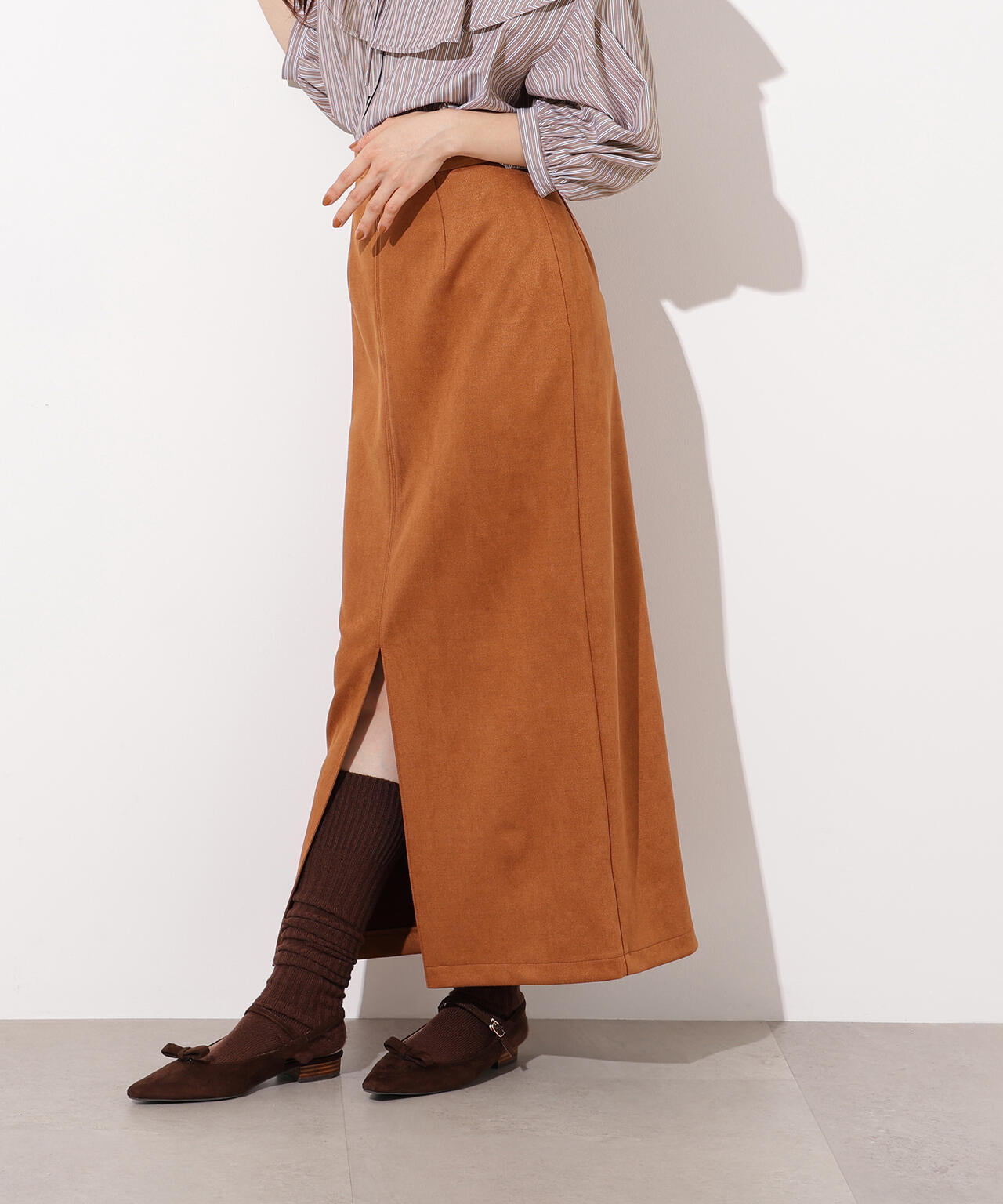 MIU MIU リアルスウェードスカート MIU MIU リアルスウェードスカート