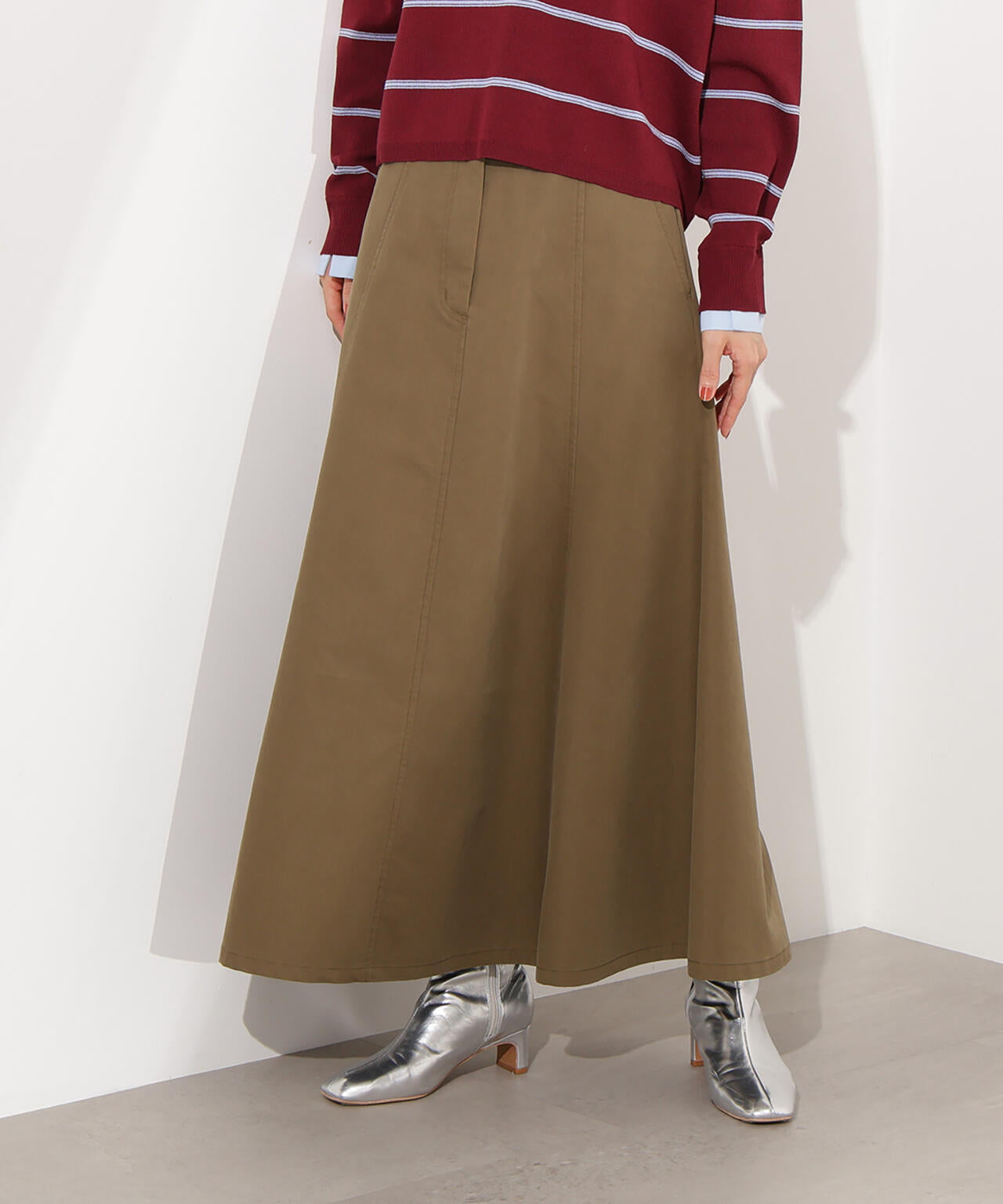 小室安未さん着用】フレアチノスカート | N. Natural Beauty