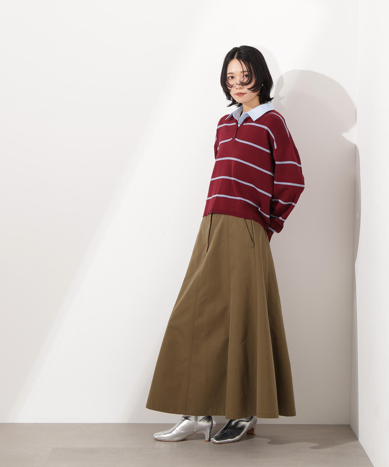 小室安未さん着用】フレアチノスカート | N. Natural Beauty