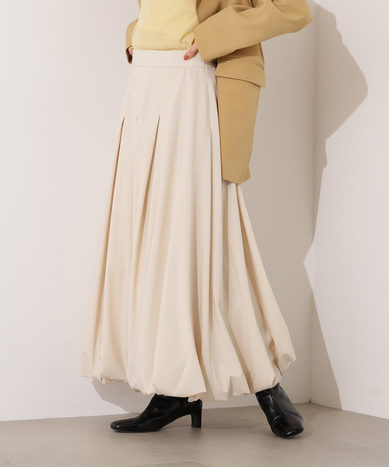 バルーンタックスカート | N. Natural Beauty Basic*（エヌ ナチュラル