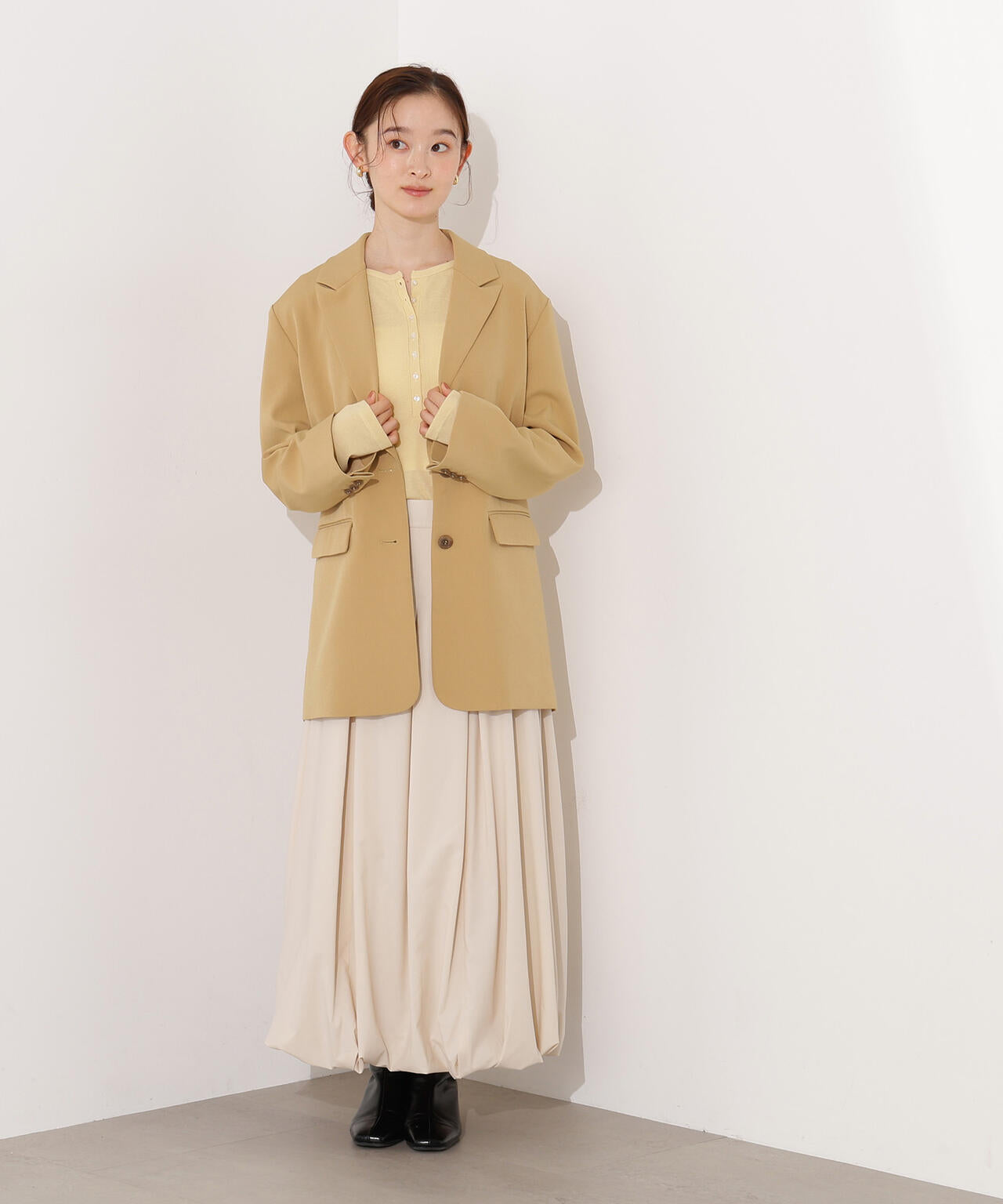 バルーンタックスカート | N. Natural Beauty Basic*（エヌ ナチュラル