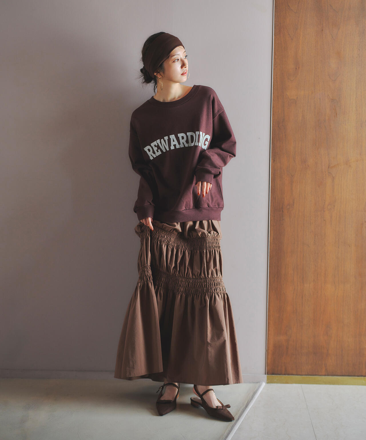 ボリュームスカート CALIFORNIA OUTFITTERS スカート 3-9E74 ピンタック ロング フレア