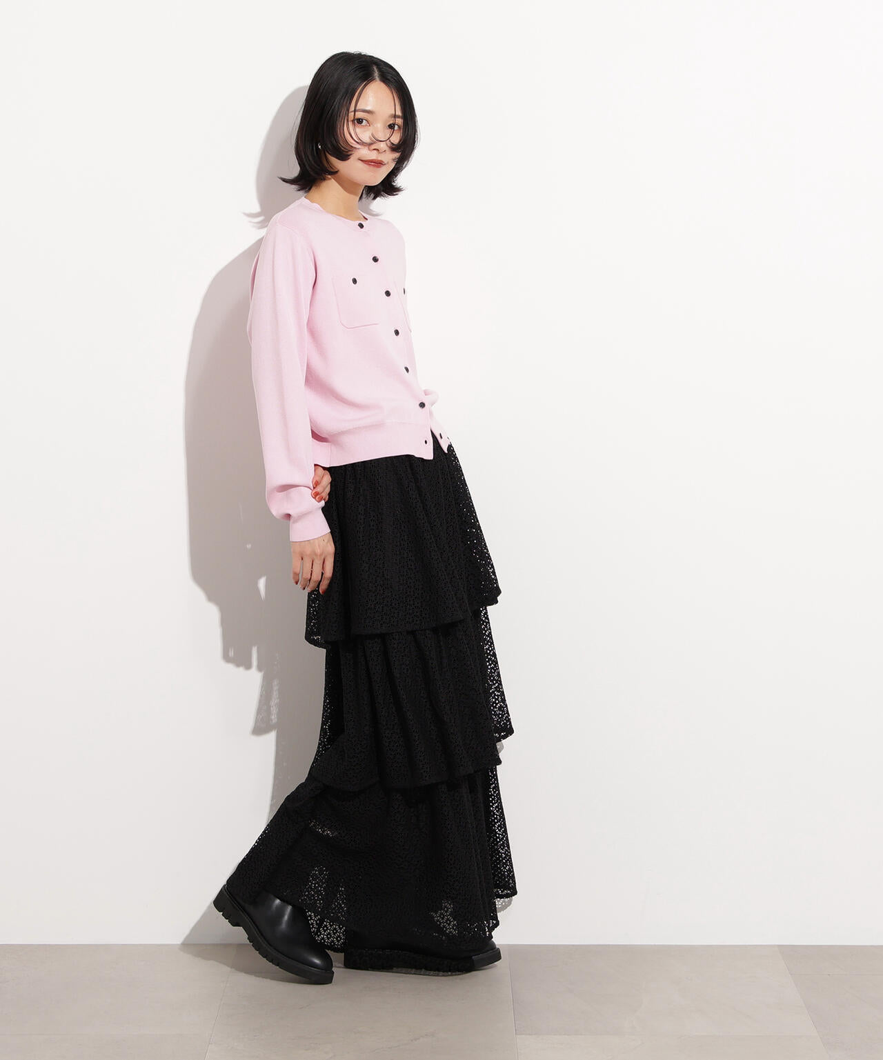 ティアードレーススカート | N. Natural Beauty Basic*（エヌ