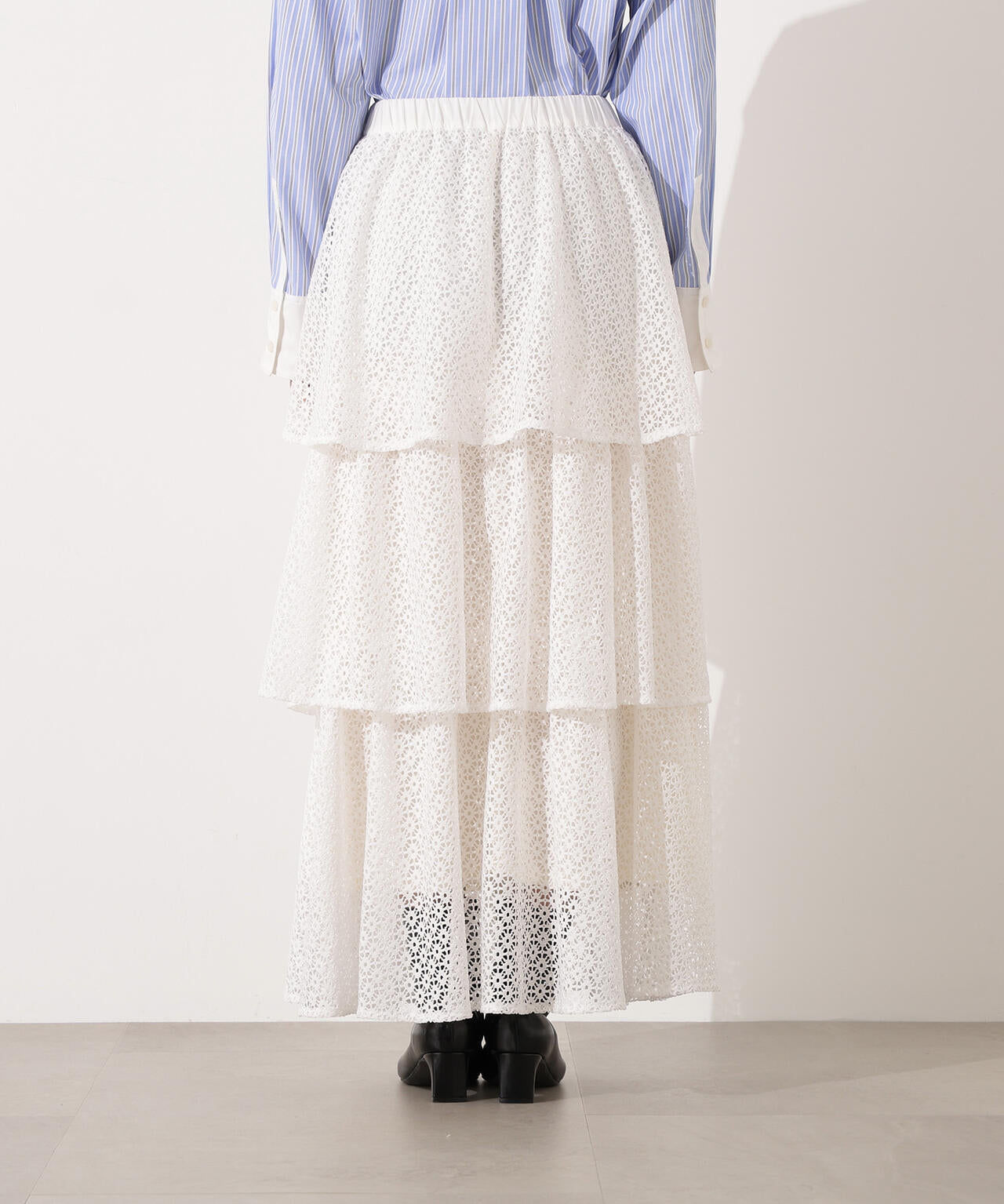ティアードレーススカート