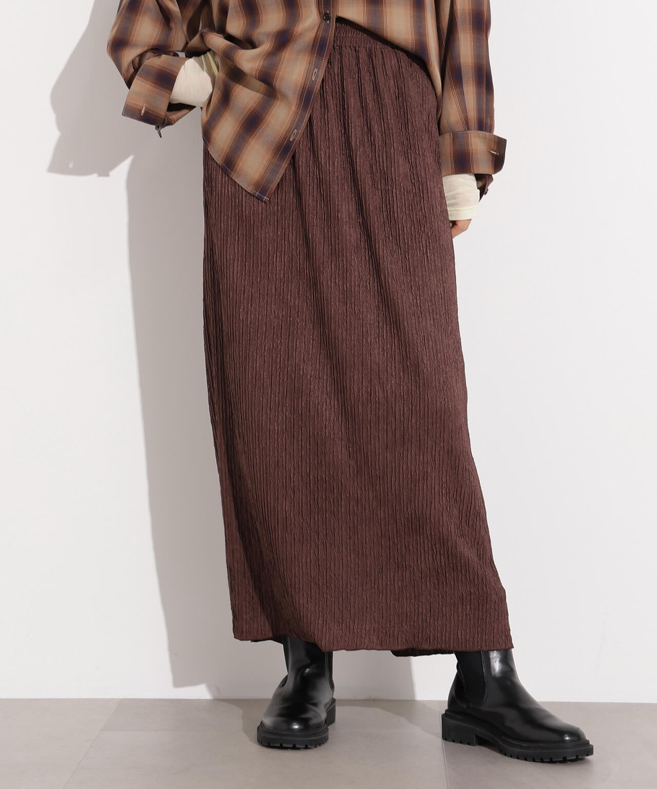 シュリンクナロースカート | N. Natural Beauty Basic*（エヌ