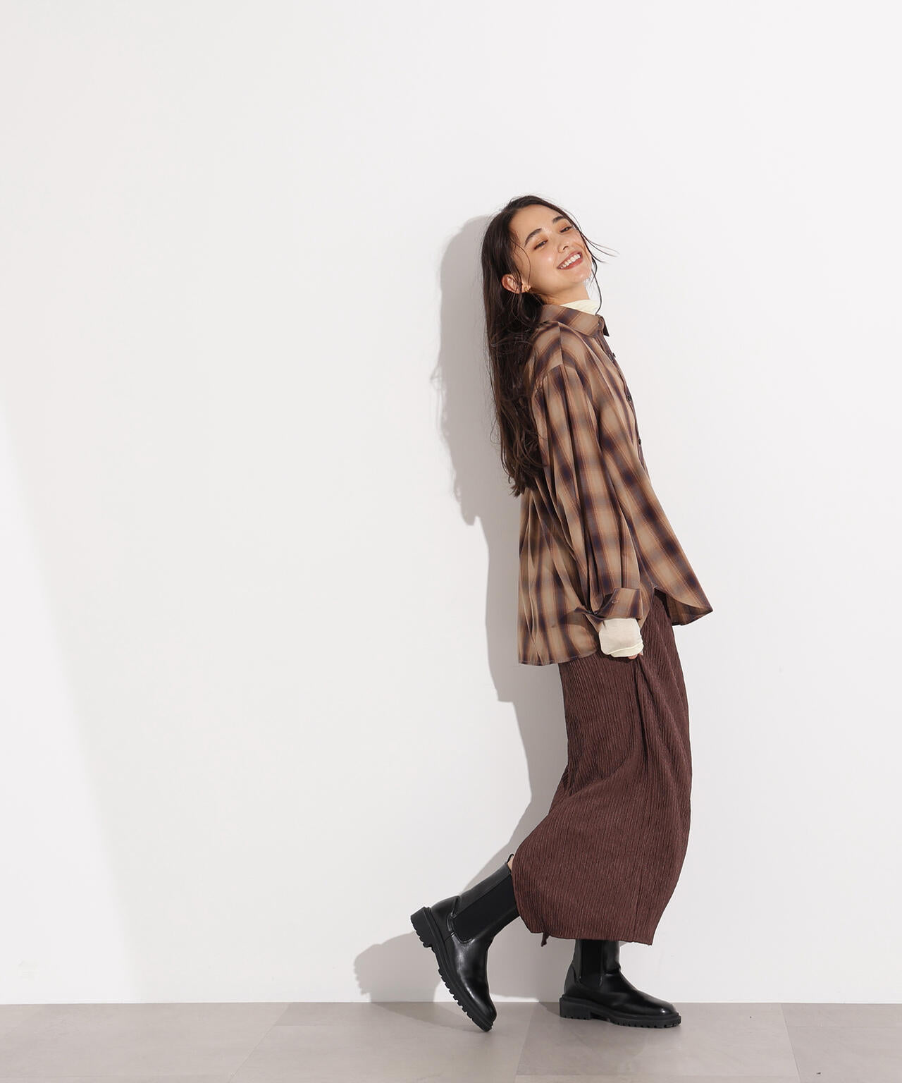 シュリンクナロースカート | N. Natural Beauty Basic*（エヌ