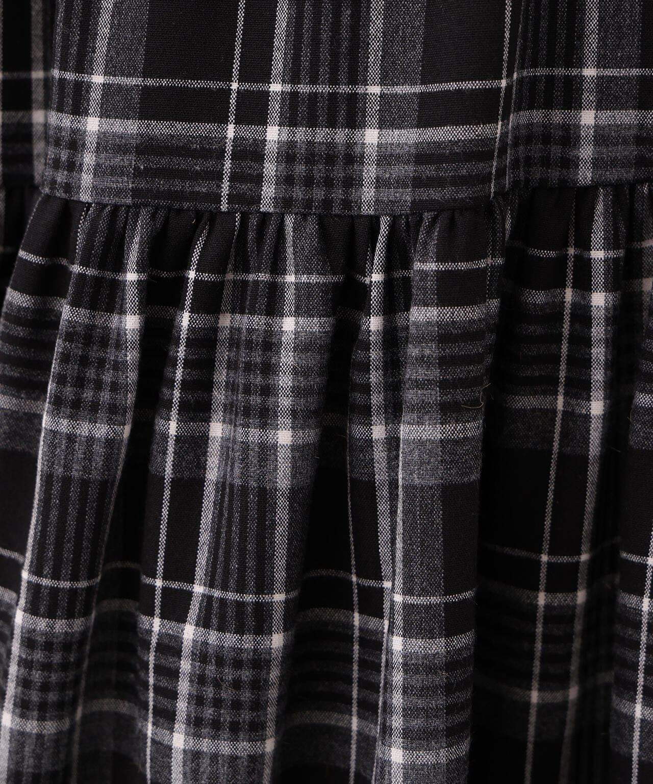 チェックティアードスカート