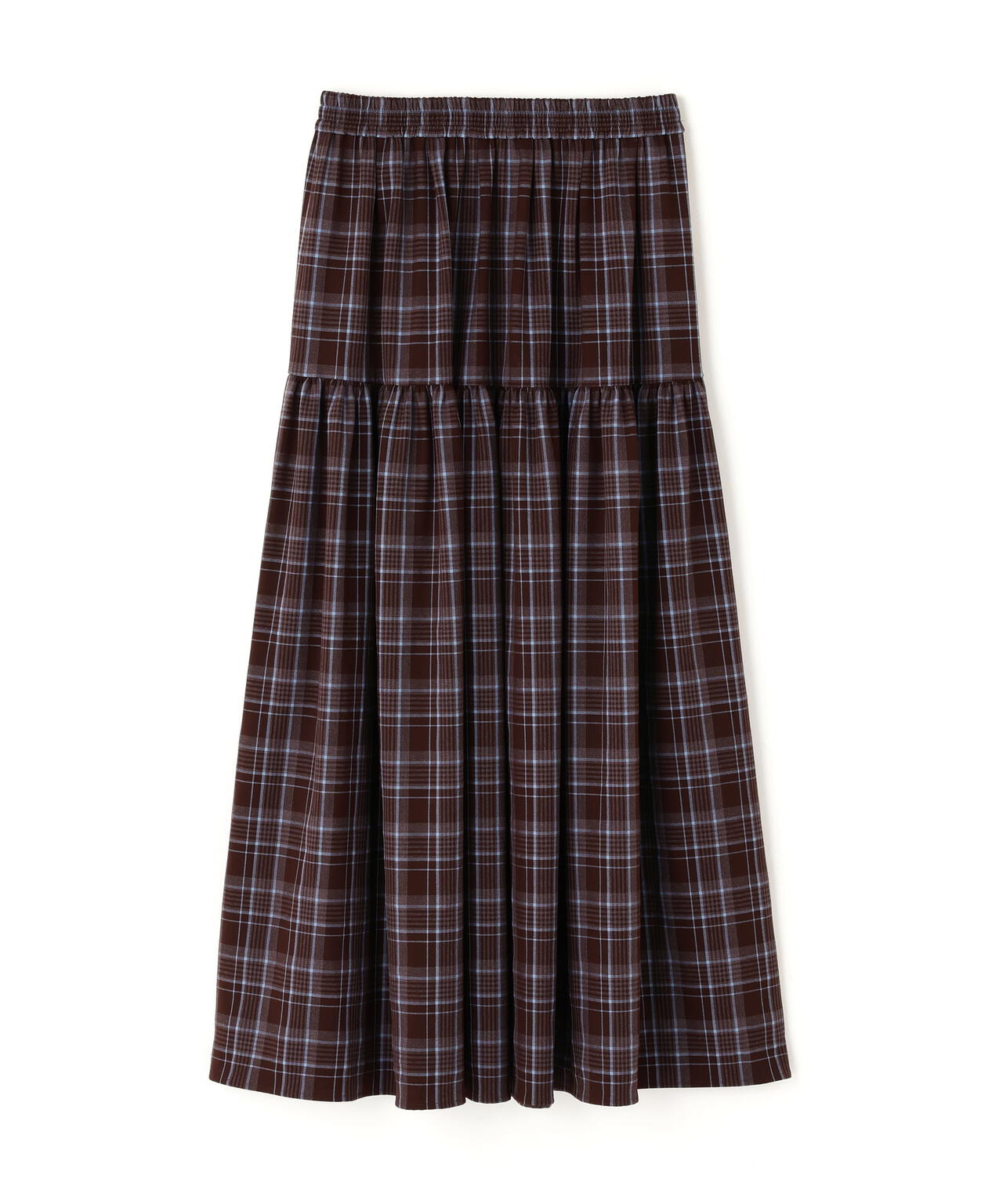 チェックティアードスカート