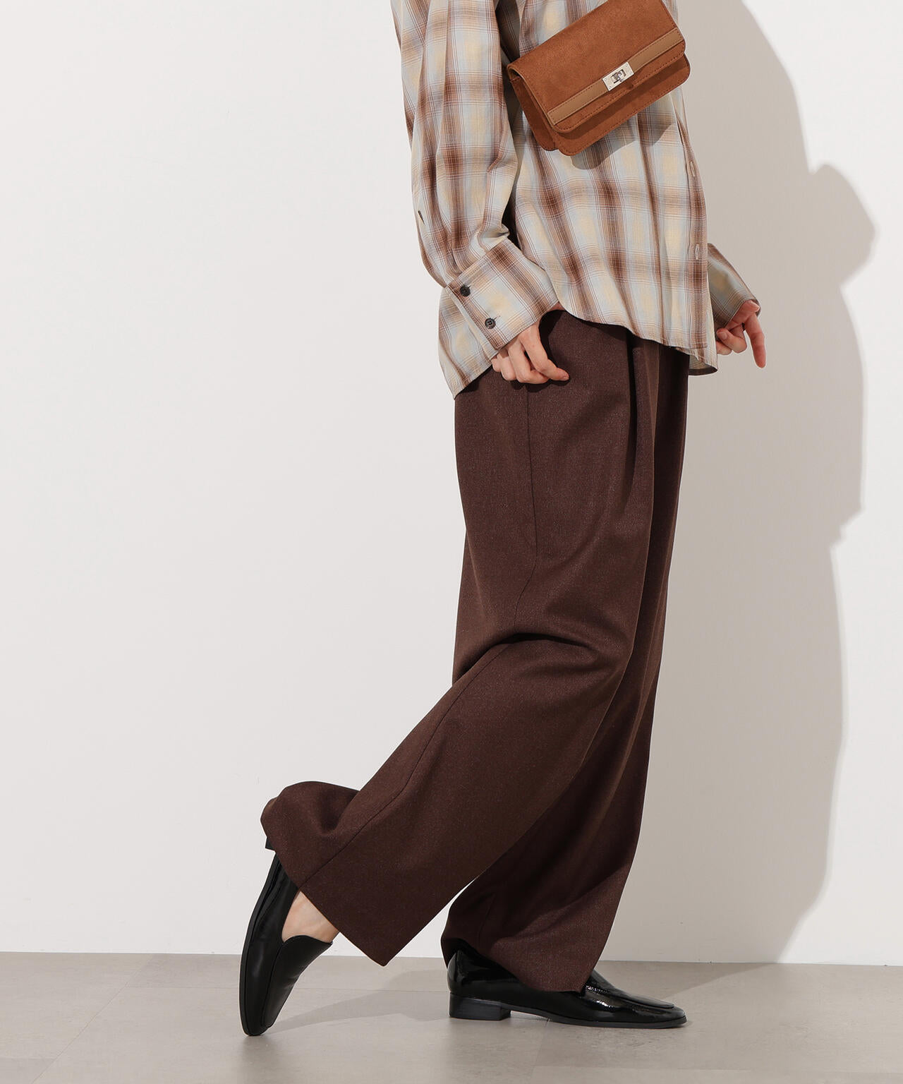 Veronique Branquinho オールシルク スラックス Bobby Jones COLLECTION 2Tuck Slacks 2タック スラックス