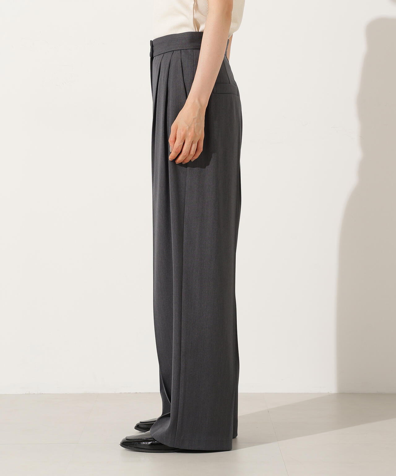 ツータックワイドパンツ | N. Natural Beauty Basic*（エヌ ナチュラル