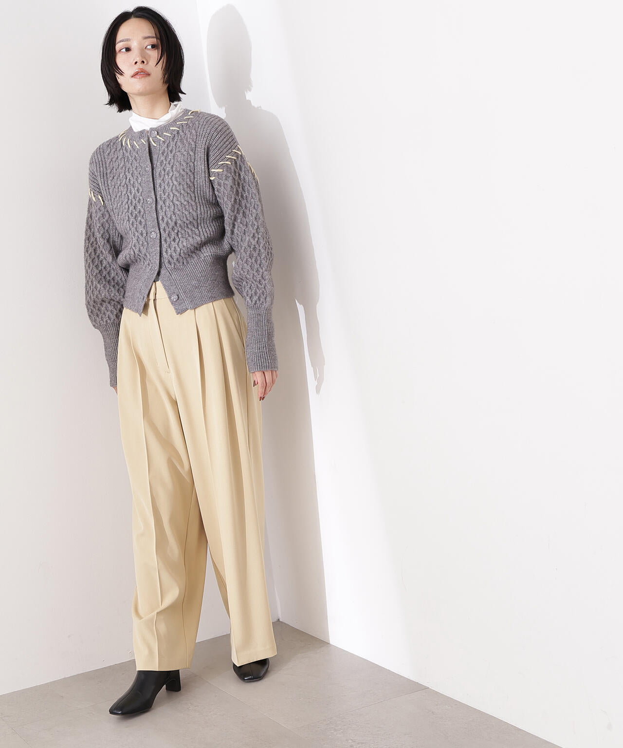 ツータックワイドパンツ | N. Natural Beauty Basic*（エヌ ナチュラル