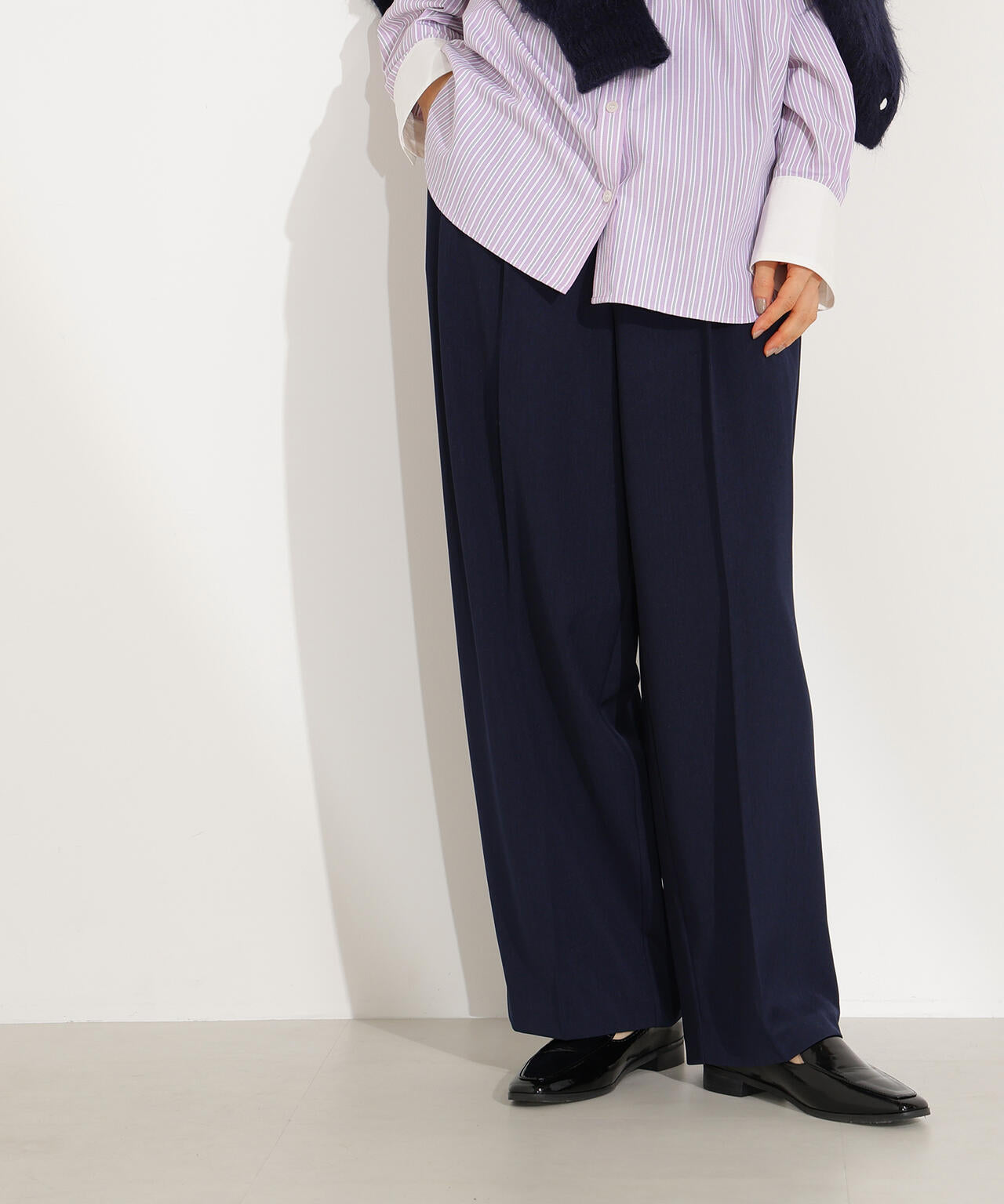 ツータックワイドパンツ | N. Natural Beauty Basic*（エヌ ナチュラル