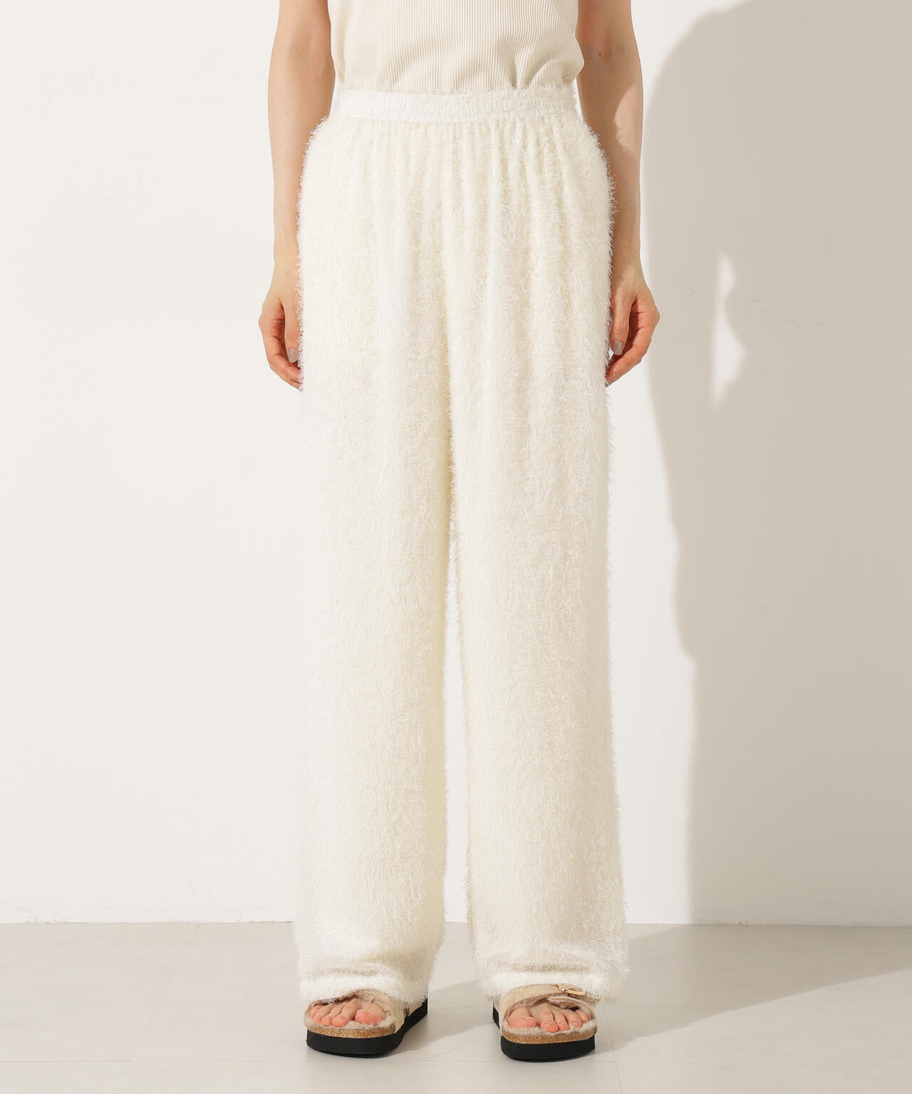 フェザータッチワイドパンツ