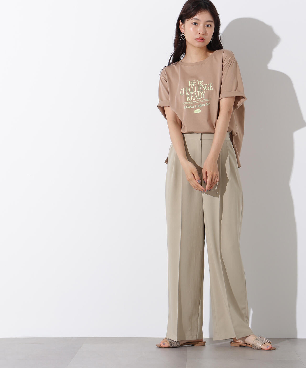 ドライタッチツータックワイドパンツ | N. Natural Beauty Basic