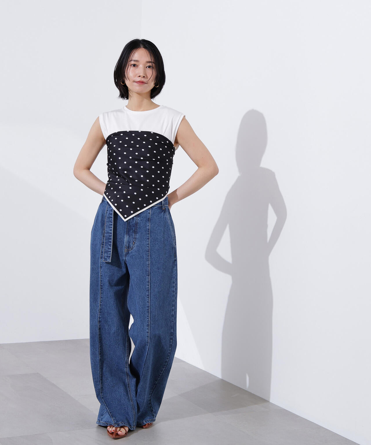 WHO WANT IT. helix ワイドレッグデニム　IO着用 WHO WANT IT. helix ワイドレッグデニム IO着用 HELIX | CHOOSE