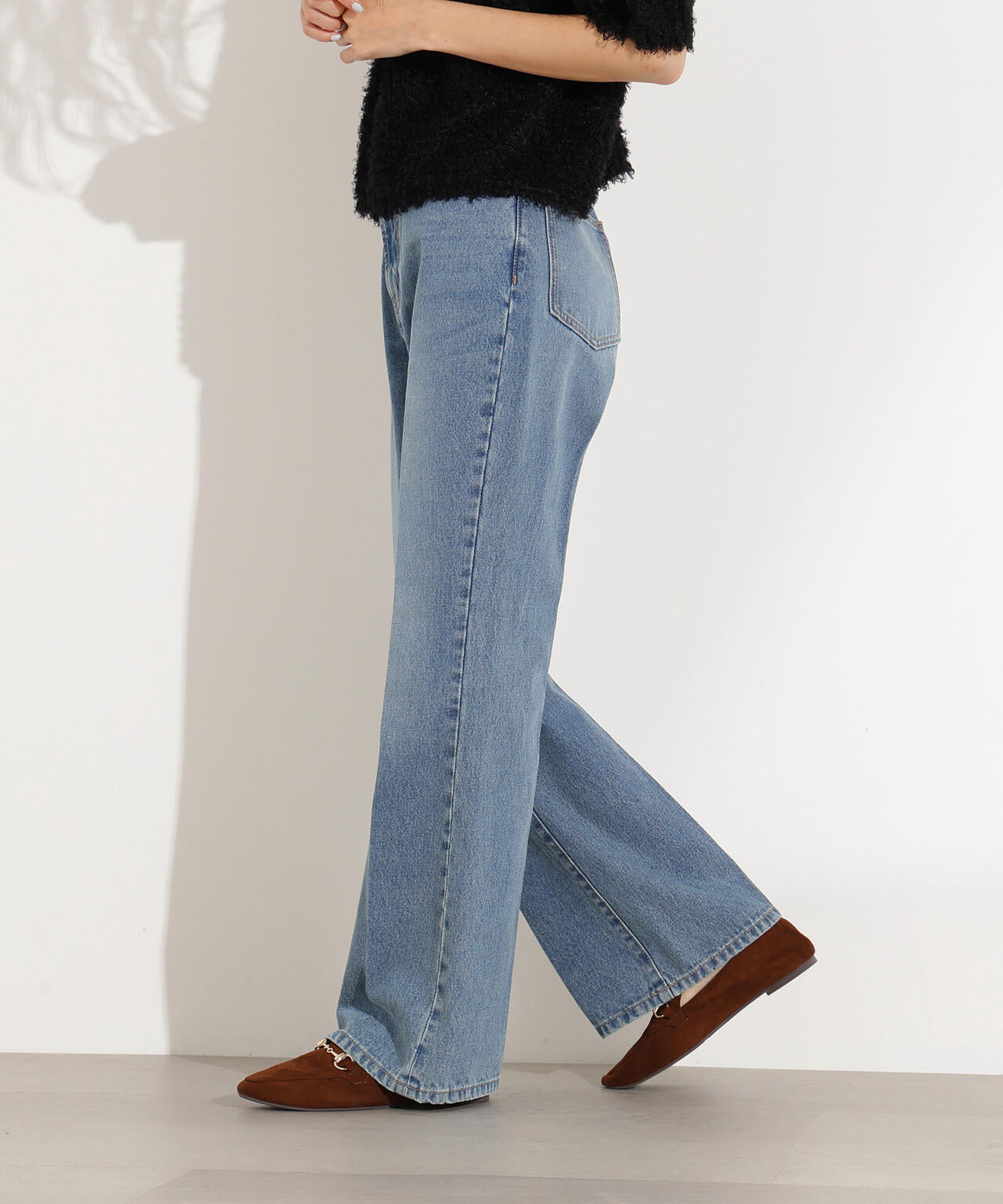 岸本セシルさん着用】【小室安未さん着用】センタープレスフレア