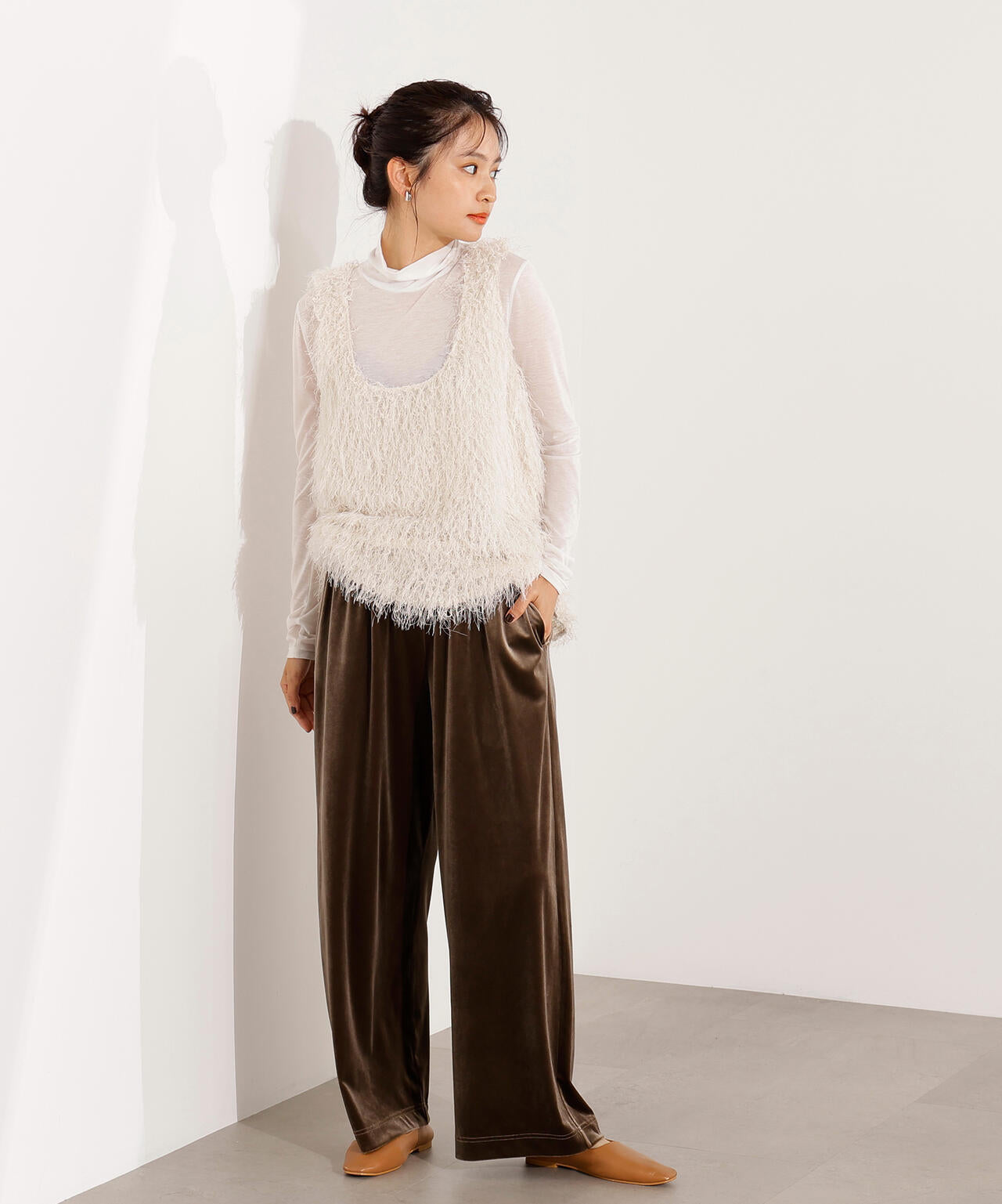 小室安未さん着用】ベロアパンツ | N. Natural Beauty Basic*（エヌ