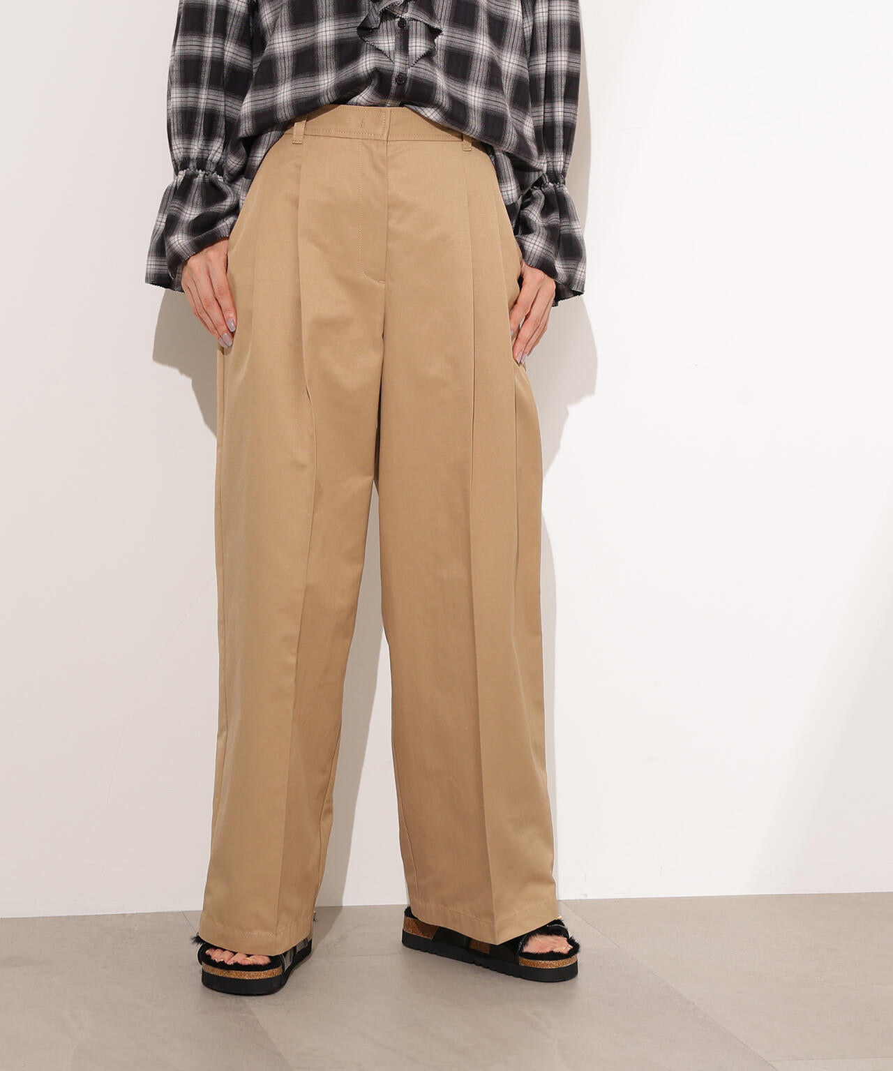 ツータックツイルパンツ | N. Natural Beauty Basic*（エヌ ナチュラル