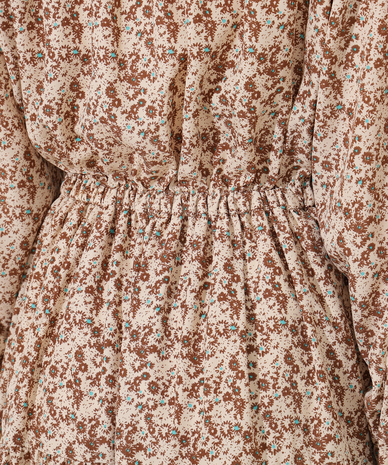 ヴィンテージフラワーシャツワンピース