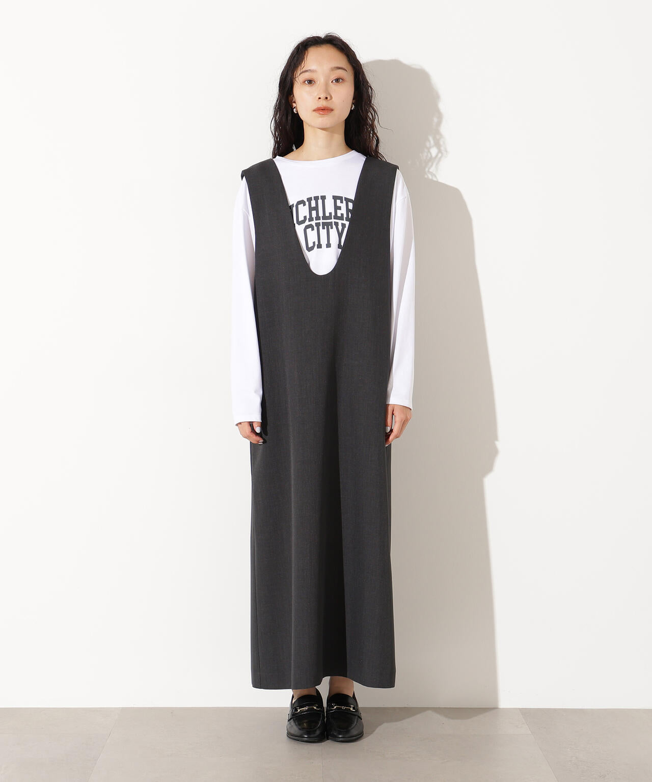 Uネックナロージャンスカ