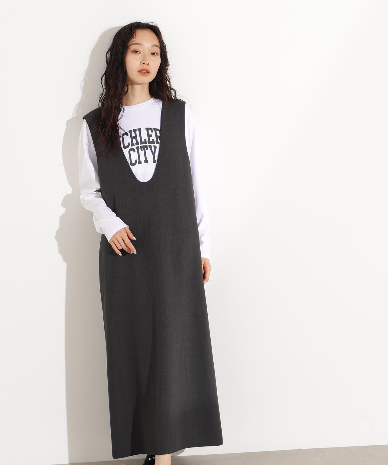 Uネックナロージャンスカ