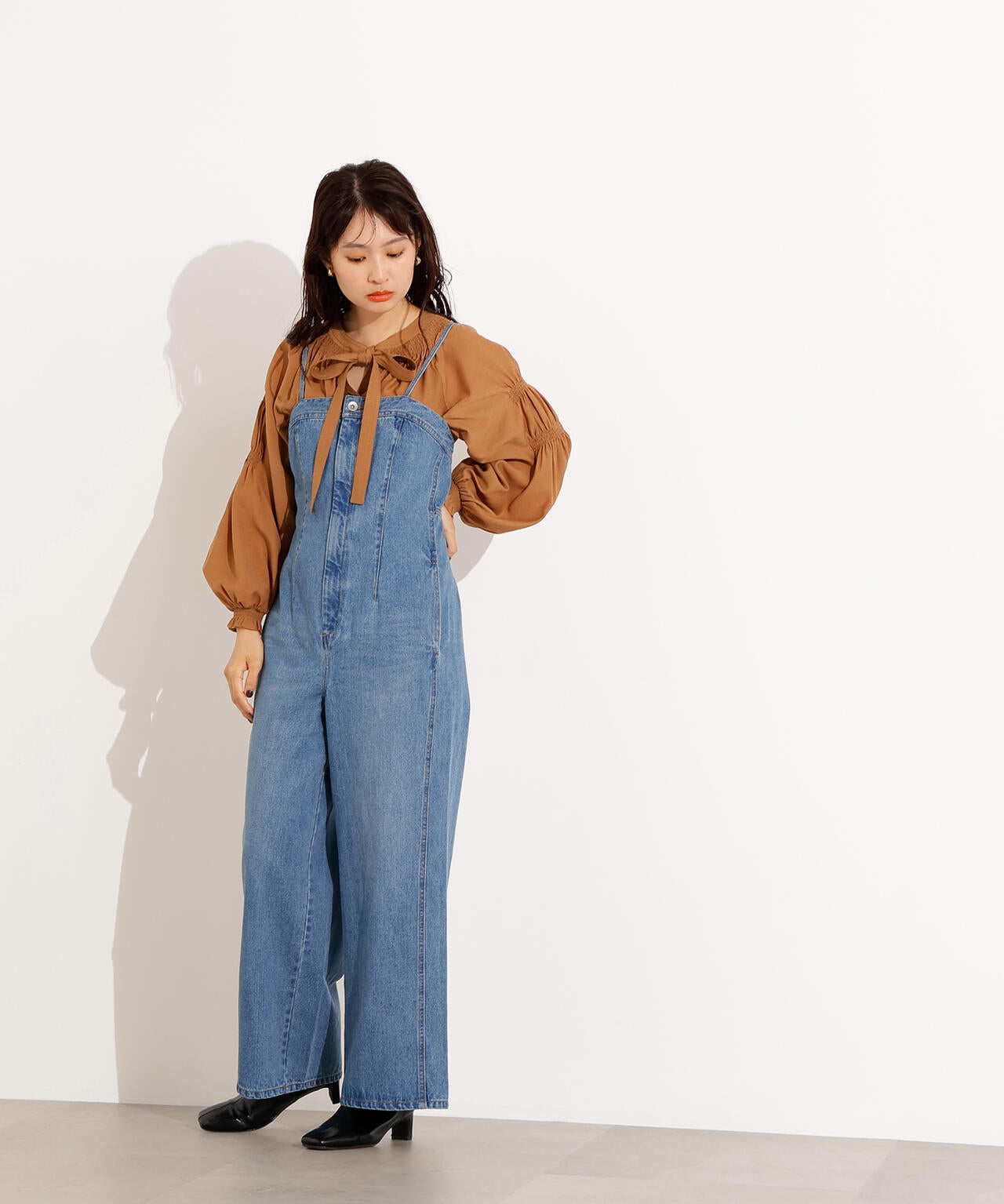 デニムベアサロペット | N. Natural Beauty Basic*（エヌ ナチュラル