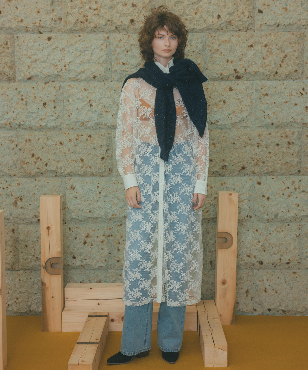 レースクレリックシャツワンピース | N. Natural Beauty Basic