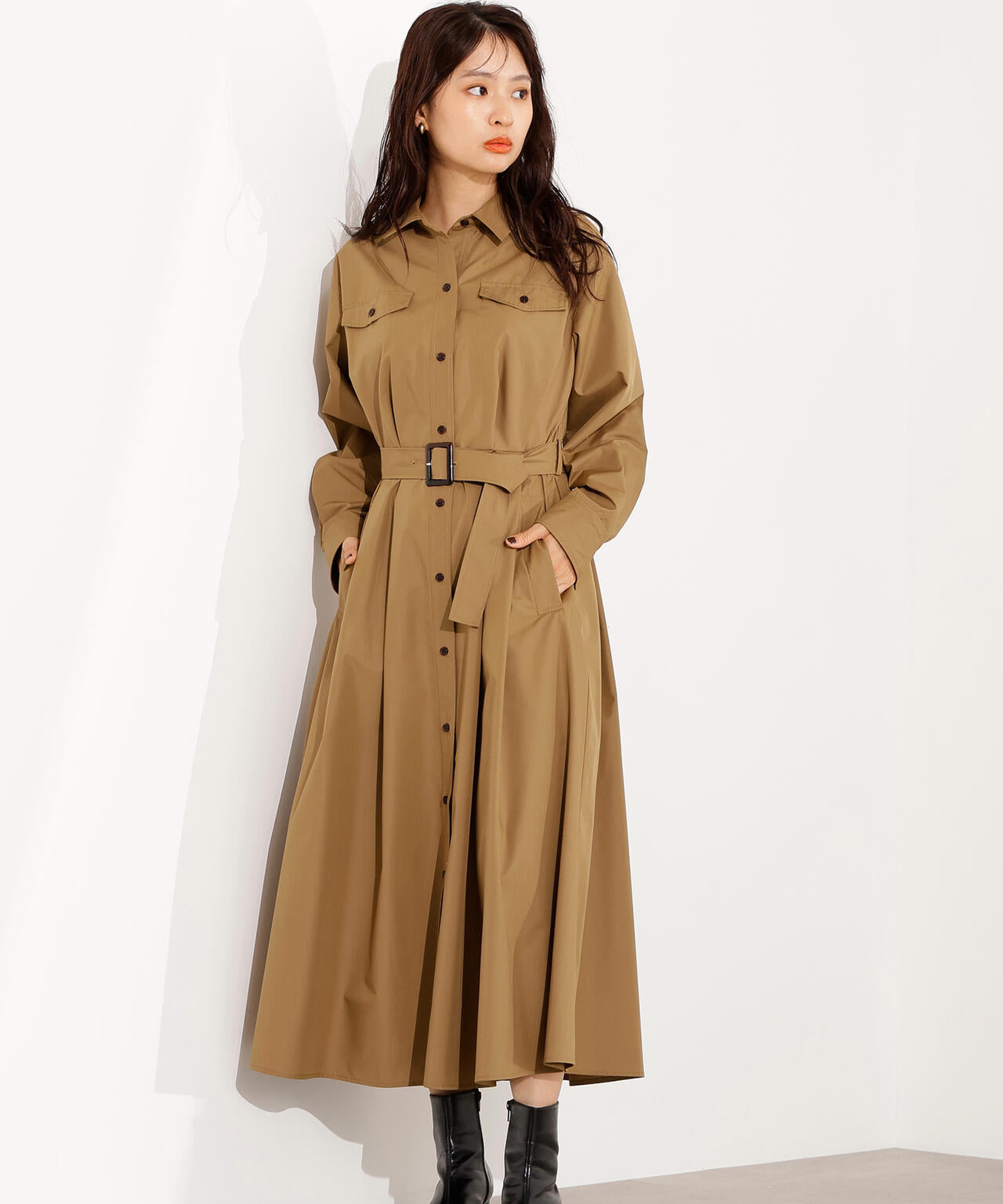 タック入りシャツワンピース | N. Natural Beauty Basic*（エヌ