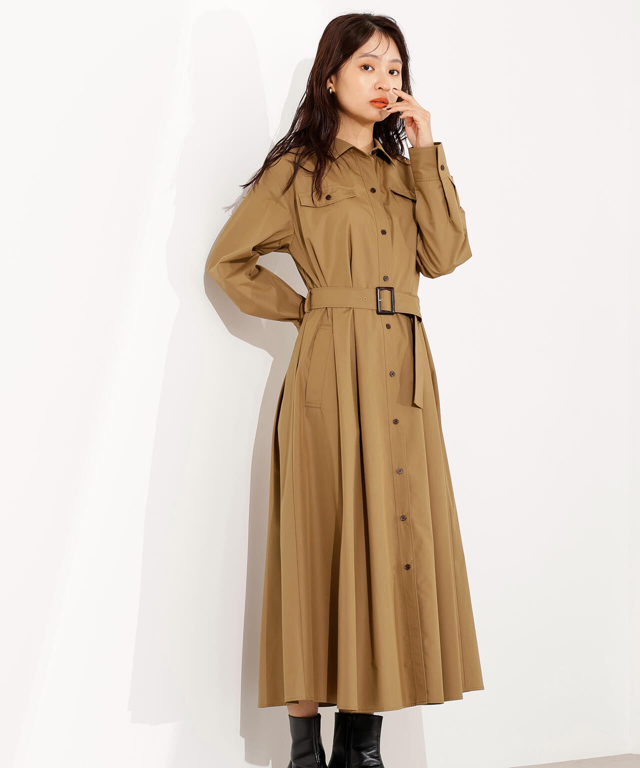 タック入りシャツワンピース | N. Natural Beauty Basic*（エヌ