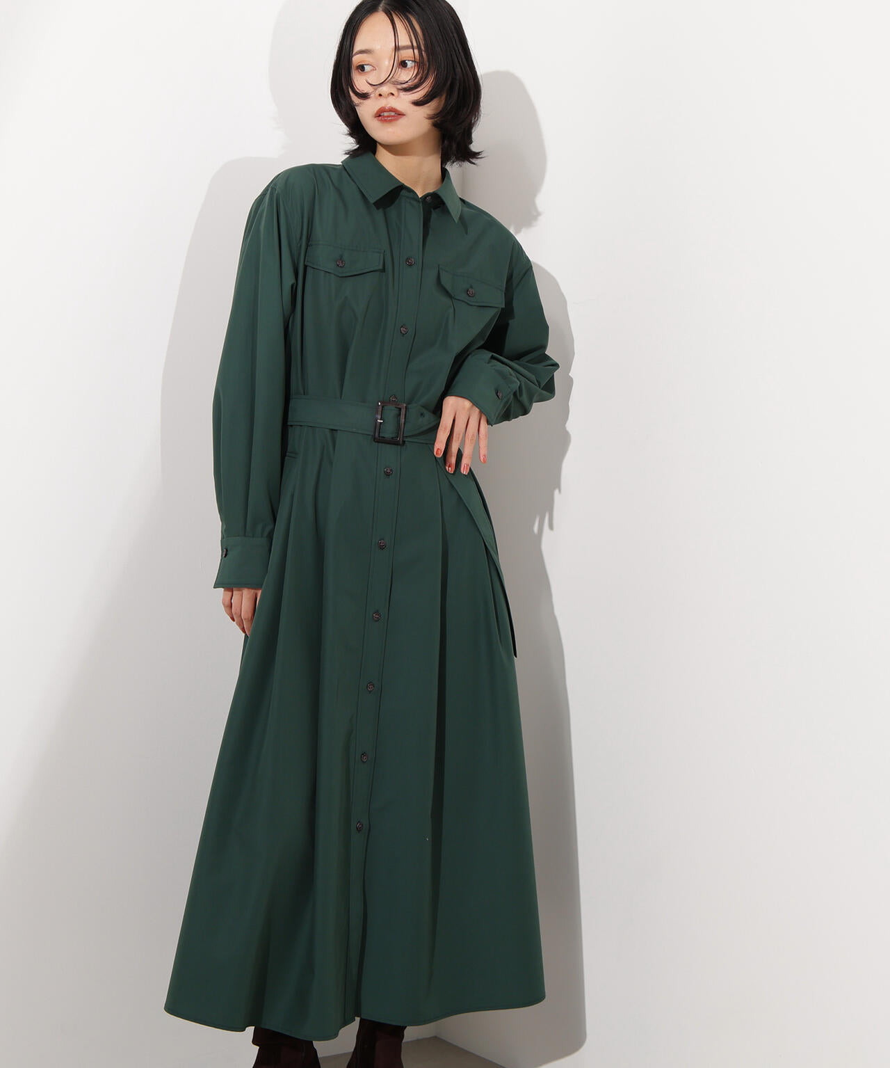 ワンピース N タック入りシャツワンピース | N. Natural Beauty Basic*（エヌ