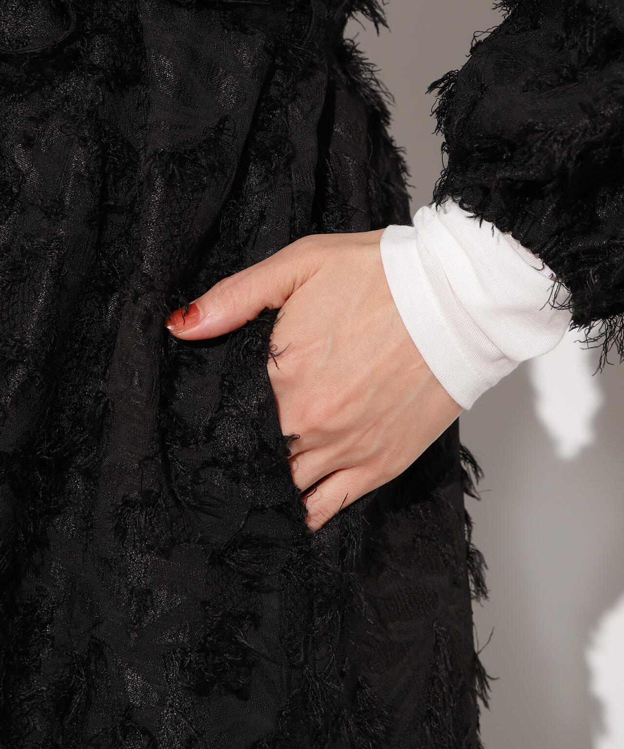 カットジャガードギャザーワンピース | N. Natural Beauty Basic