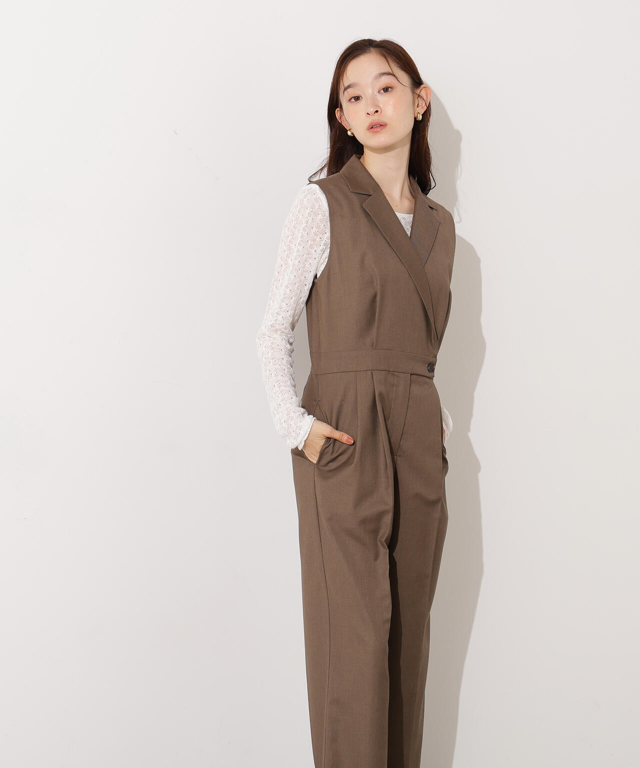 【小室安未さん着用】テーラードジャンプスーツ