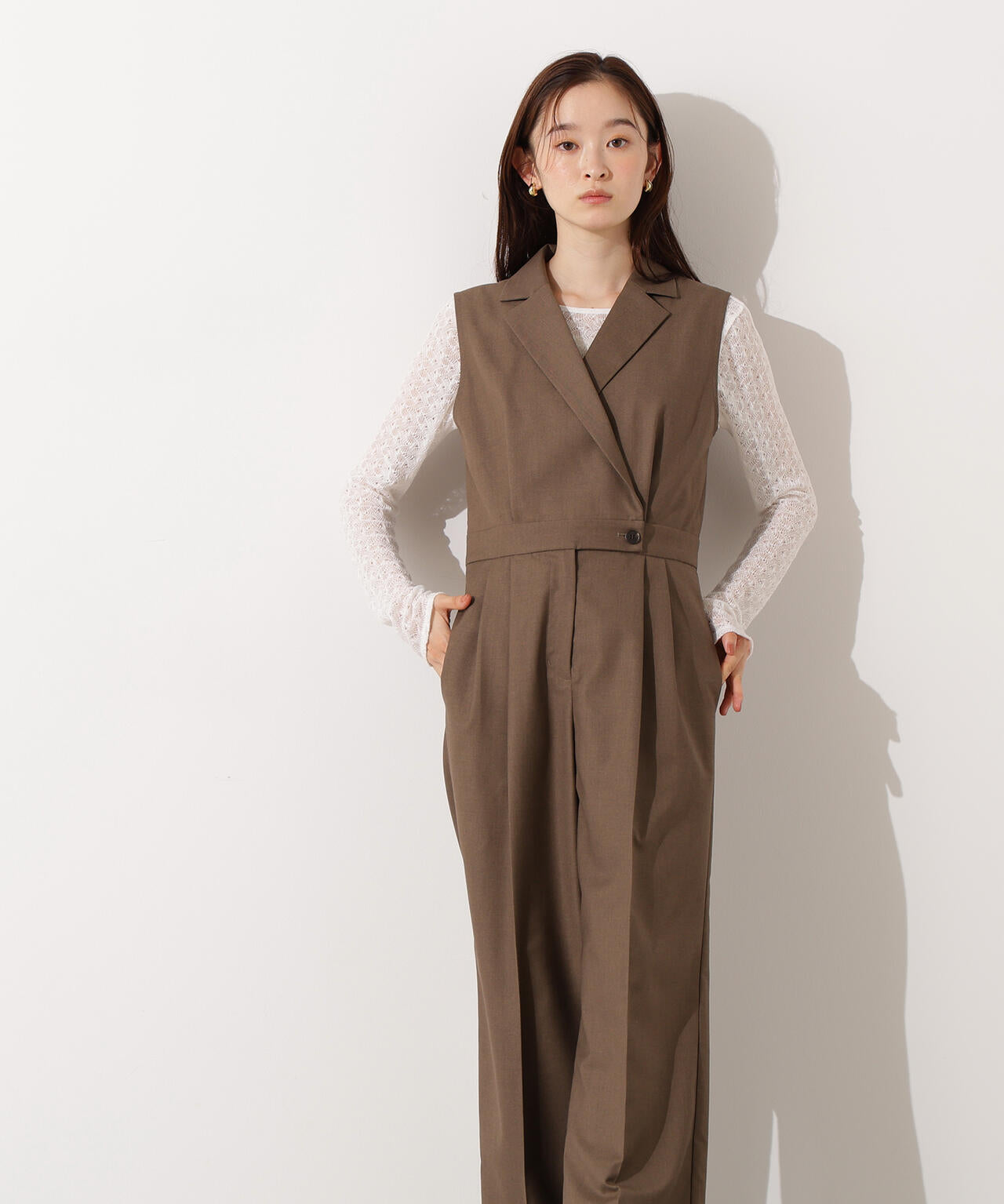 【小室安未さん着用】テーラードジャンプスーツ