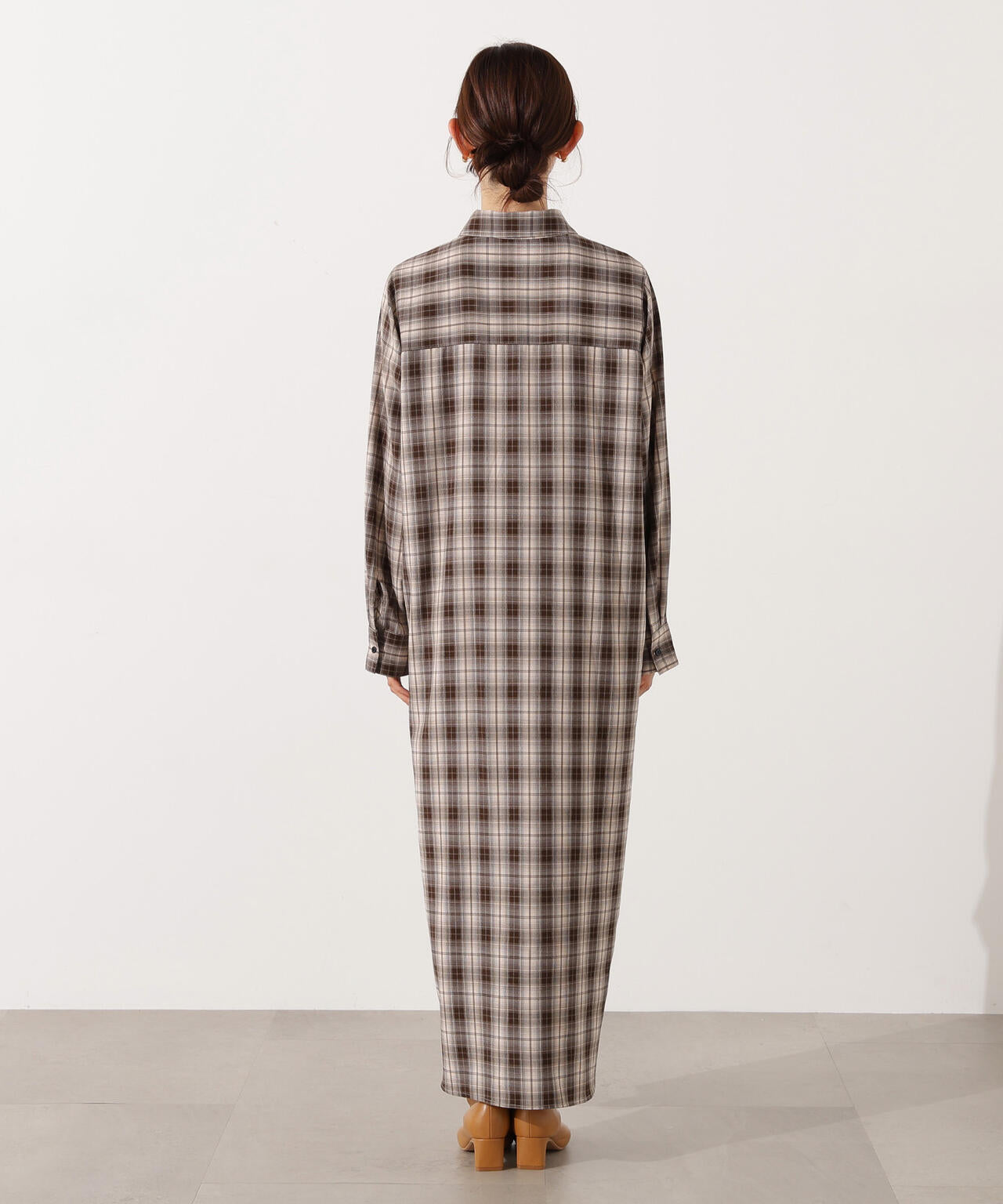 ニットベストセットチェックワンピース | N. Natural Beauty