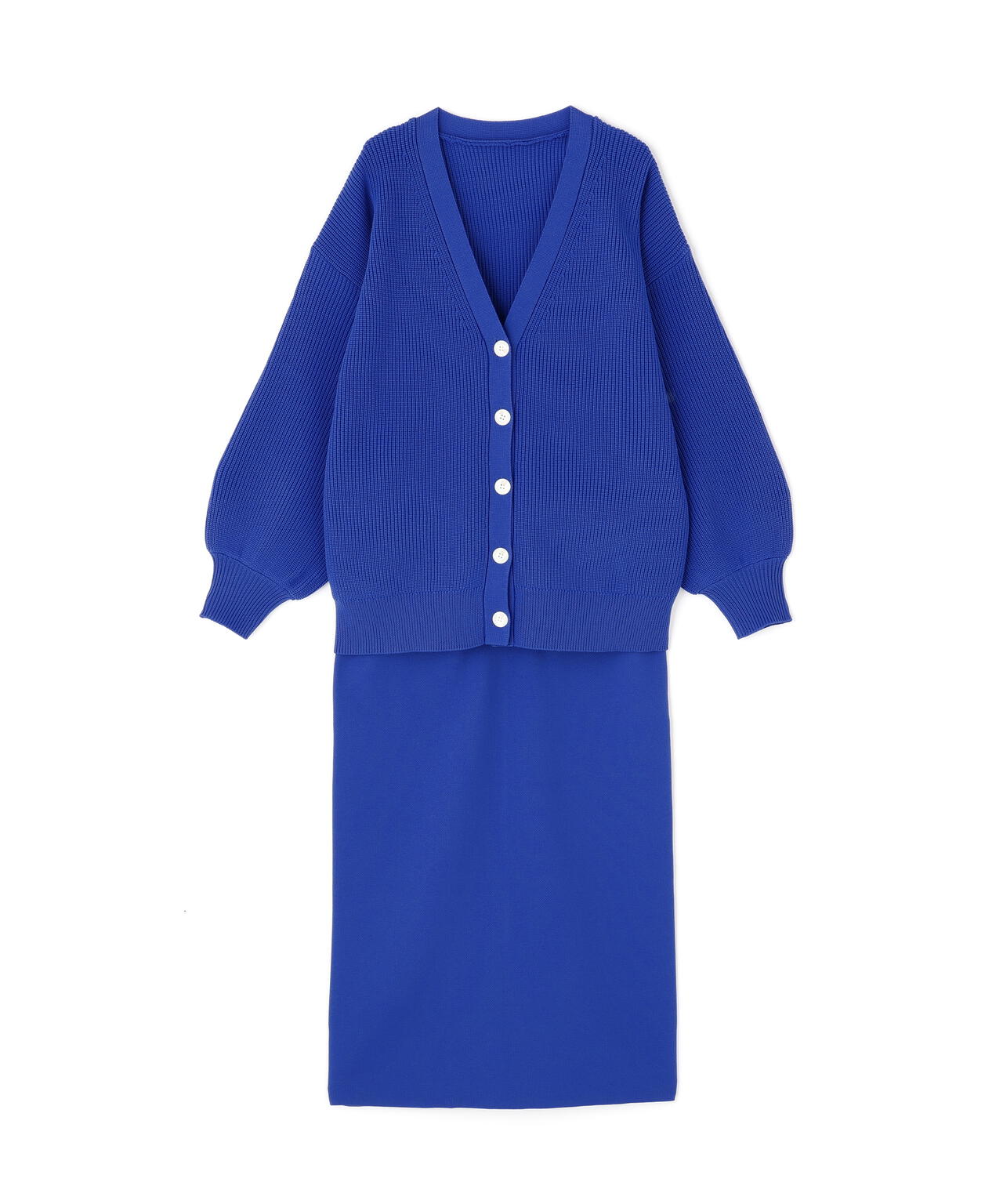 フォルムニットカーデセットアップ