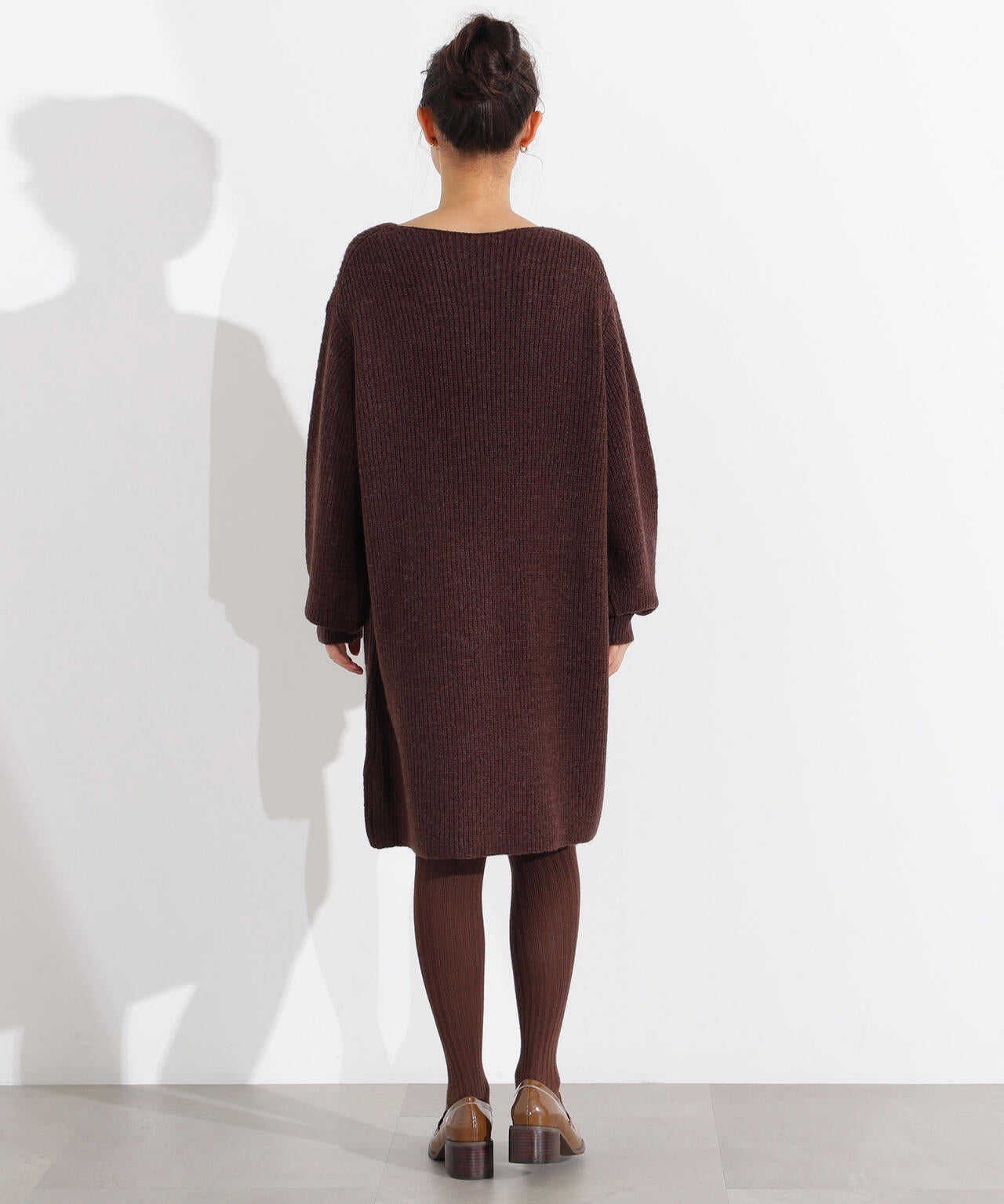 襟付ミニニットワンピース | N. Natural Beauty Basic*（エヌ