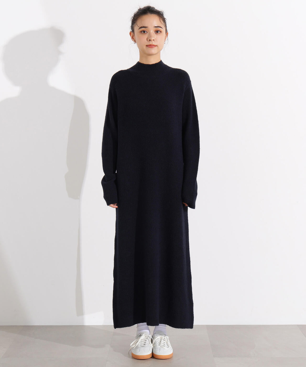 リボンニットアンサンブルワンピース