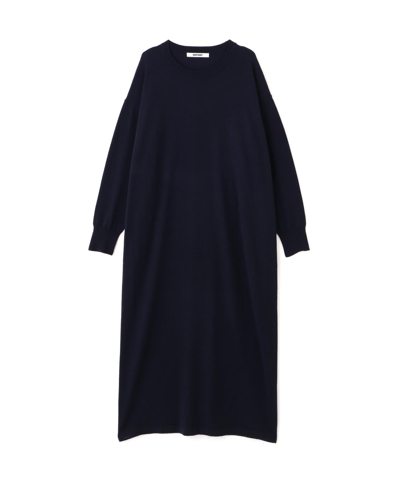 【瞬間コーデ】静電気軽減テープ使用くびれ自在ニットマキシワンピース