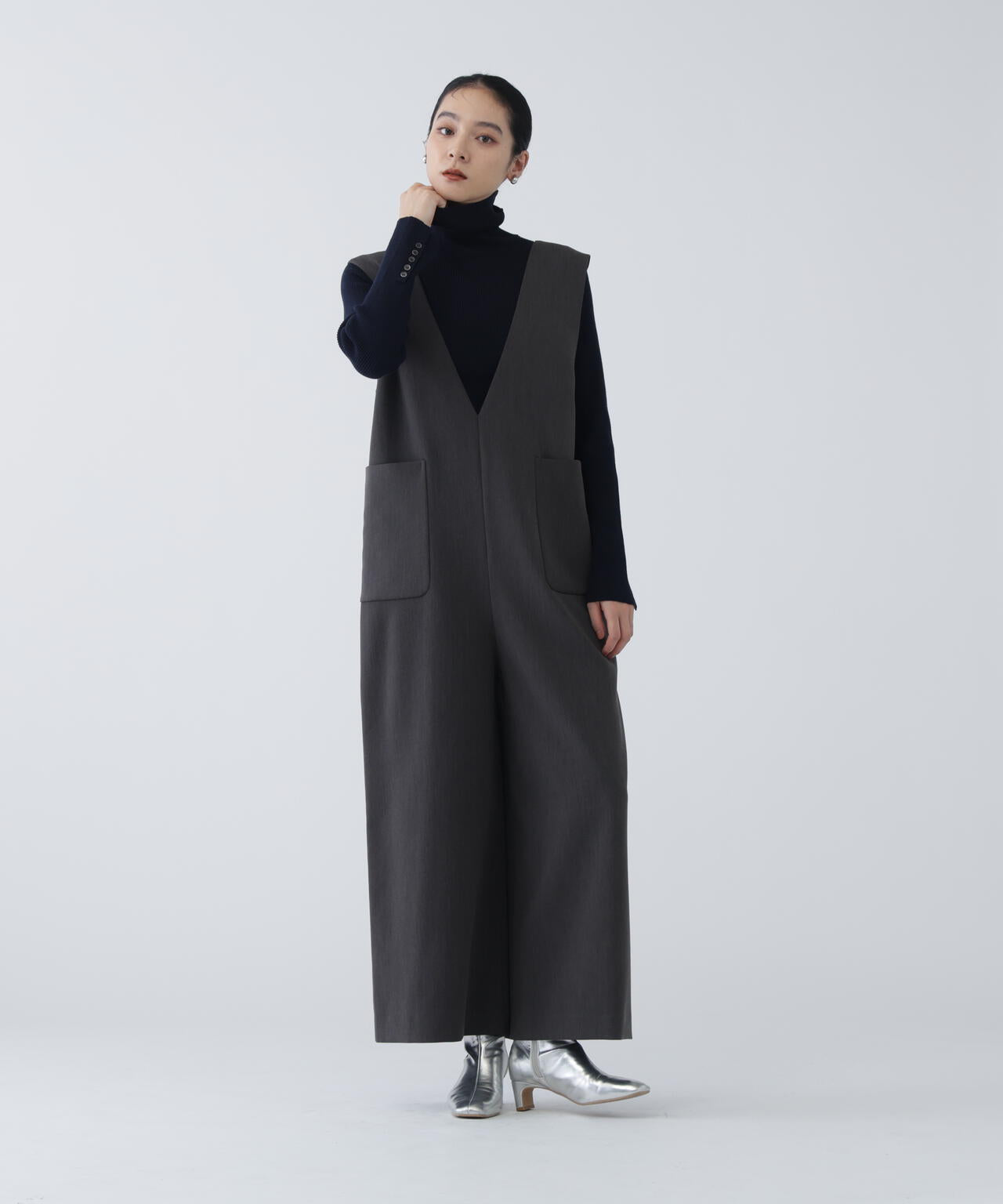 【365ユーティリティー】洗える前後2WAYコンビネゾン