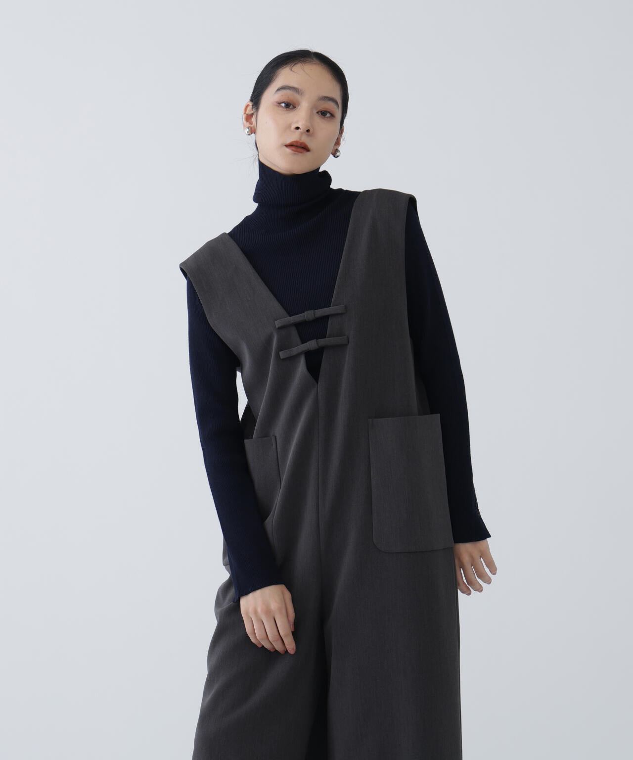 MYLAN コンビネゾン 365ユーティリティー】洗える前後2WAYコンビネゾン | NAVYNAVY