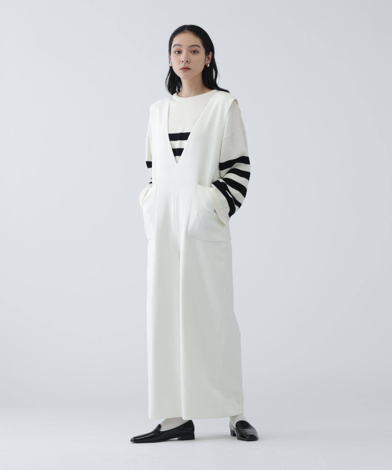 【365ユーティリティー】洗える前後2WAYコンビネゾン