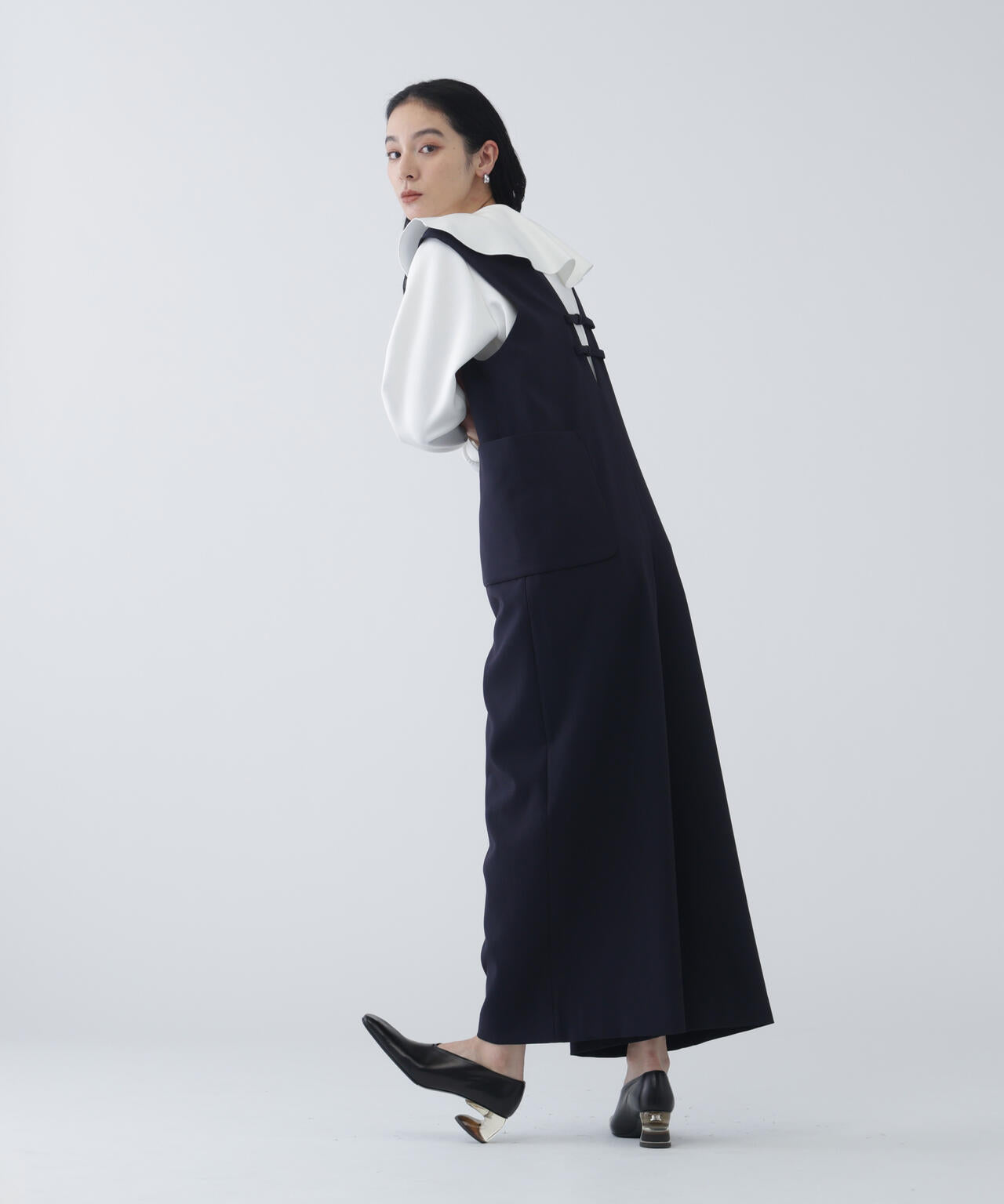 【365ユーティリティー】洗える前後2WAYコンビネゾン