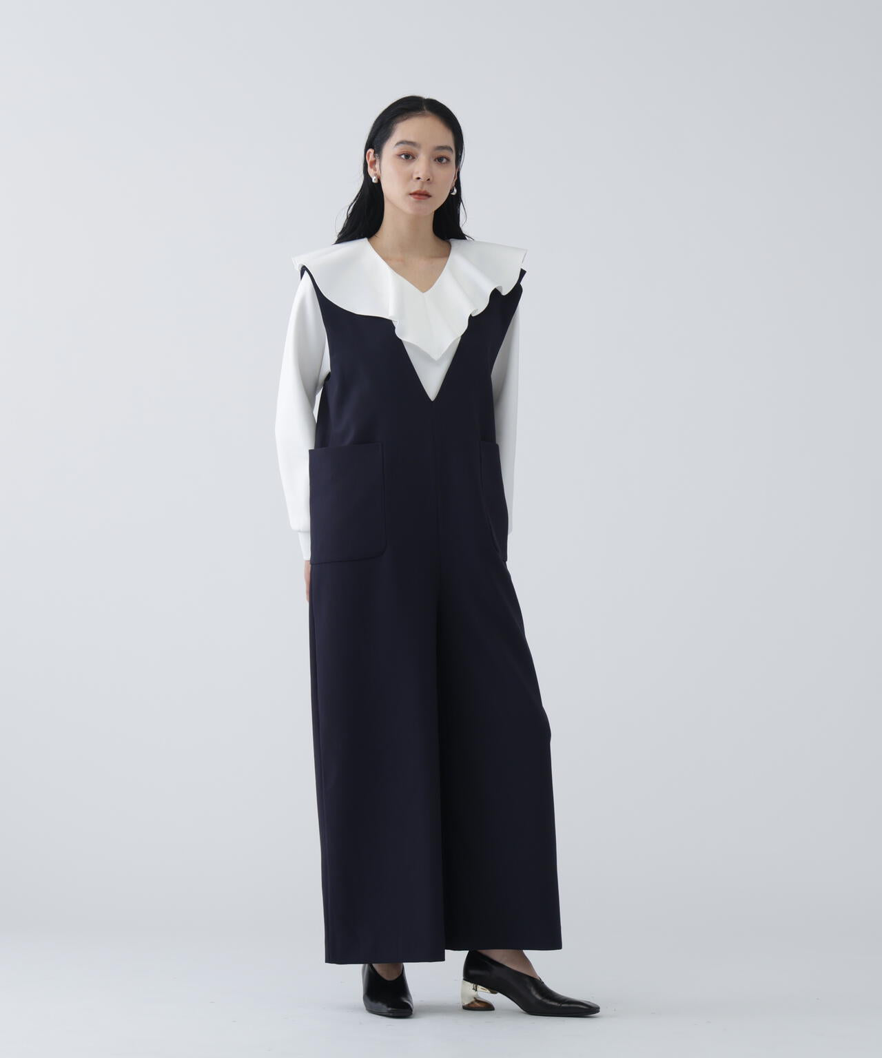 【365ユーティリティー】洗える前後2WAYコンビネゾン