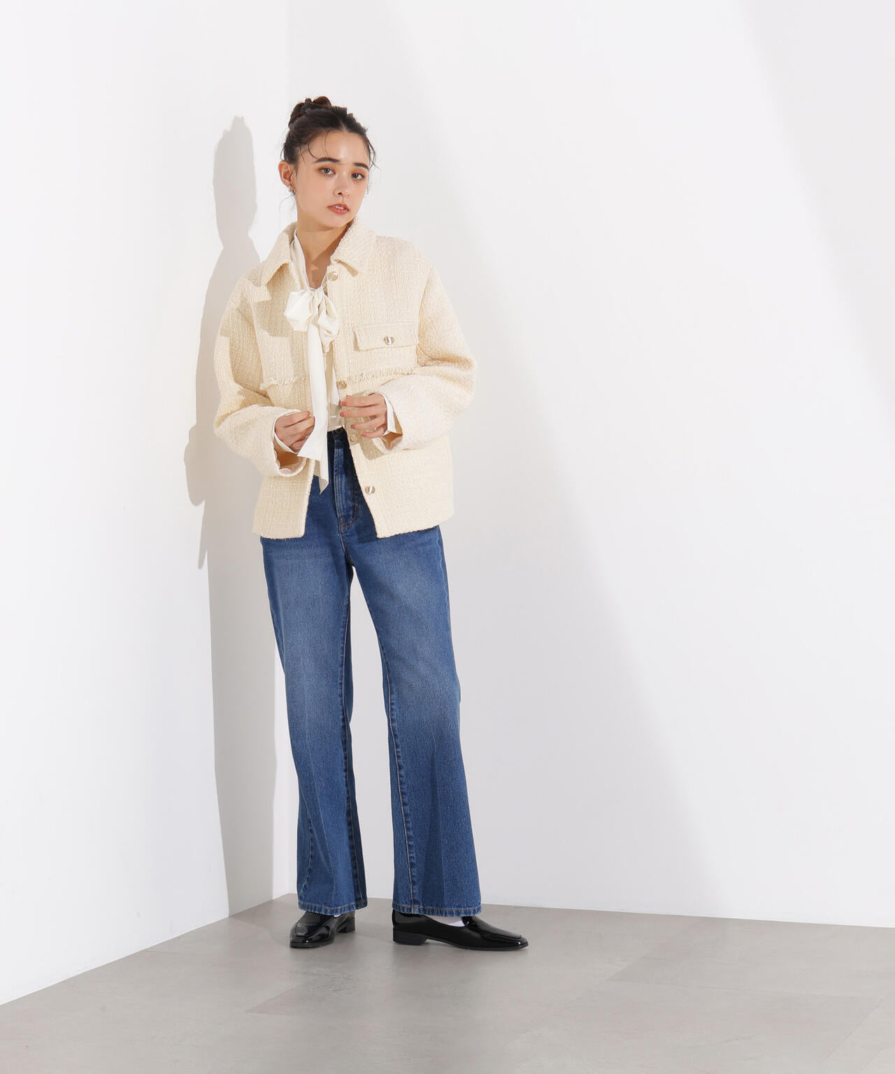 ツイード SETUP ブルゾン | N. Natural Beauty Basic*（エヌ