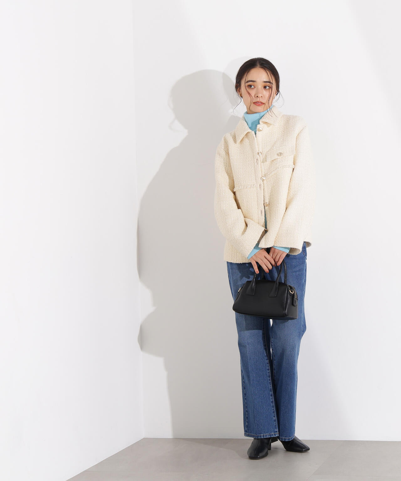 ツイード SETUP ブルゾン | N. Natural Beauty Basic*（エヌ